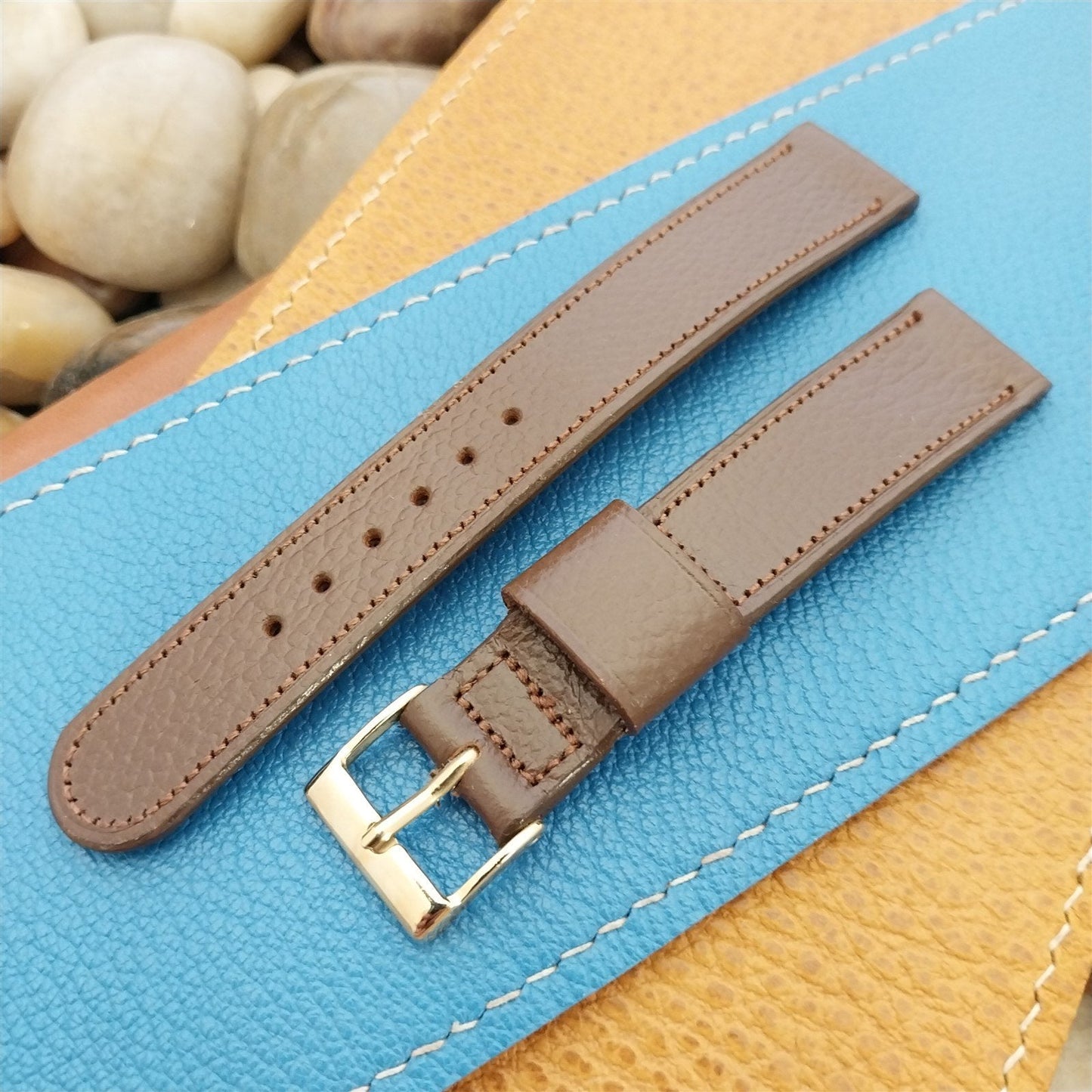 Vintage 11/16" Buffalo Calf Leather JB Champion Unused Classic nos Watch Band