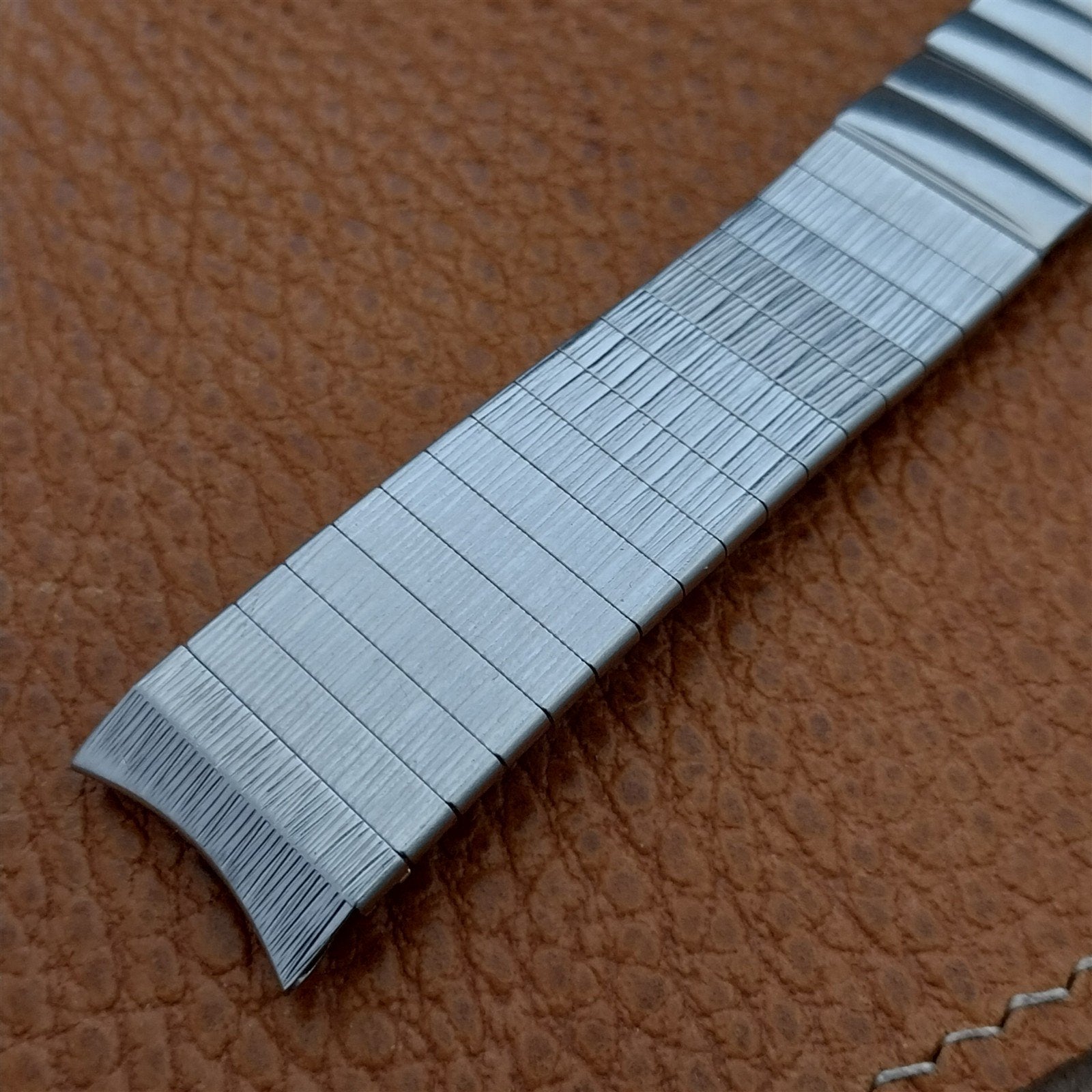 17.2mm Stainless Steel Kreisler Stelux Long Classic NOS 1960s Vintage Watch Band