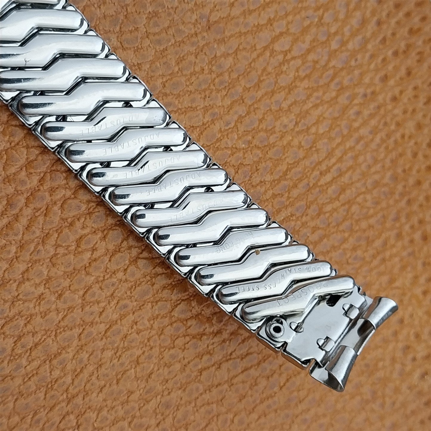 Vintage 5/8" Prospect Stainless Steel Classic Expansion Unused Watch Band