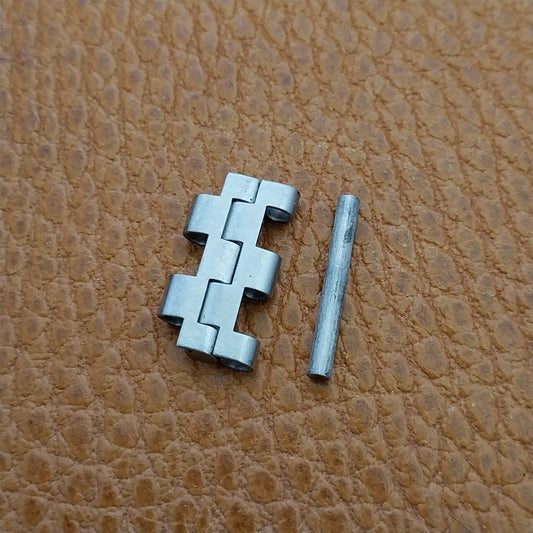 2 Aquadive 1939 Diver Stainless Steel Links Add Length to Vintage Watch Band