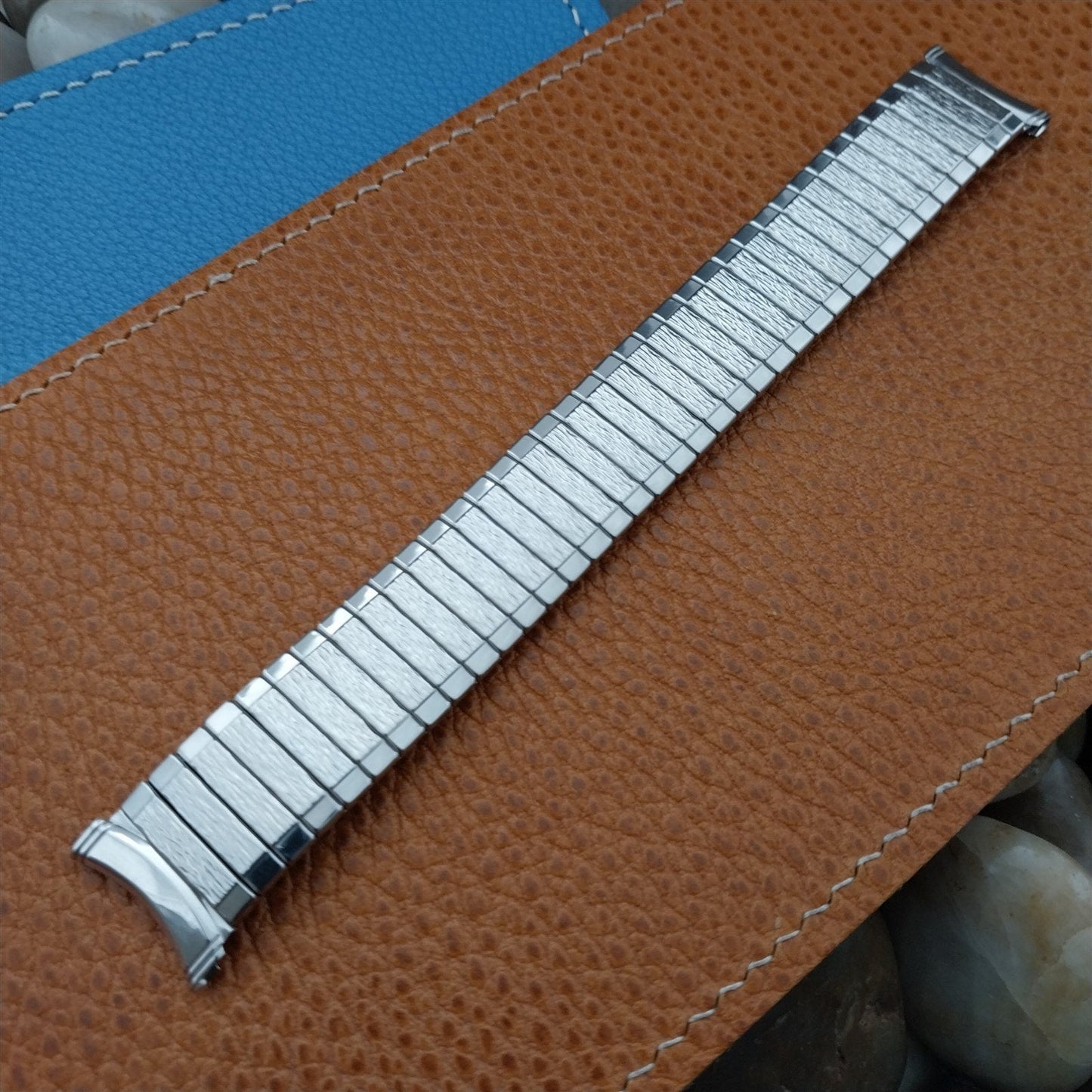 Stainless Steel Kreisler USA 1960s nos Expansion Vintage Watch Band 19mm 18mm