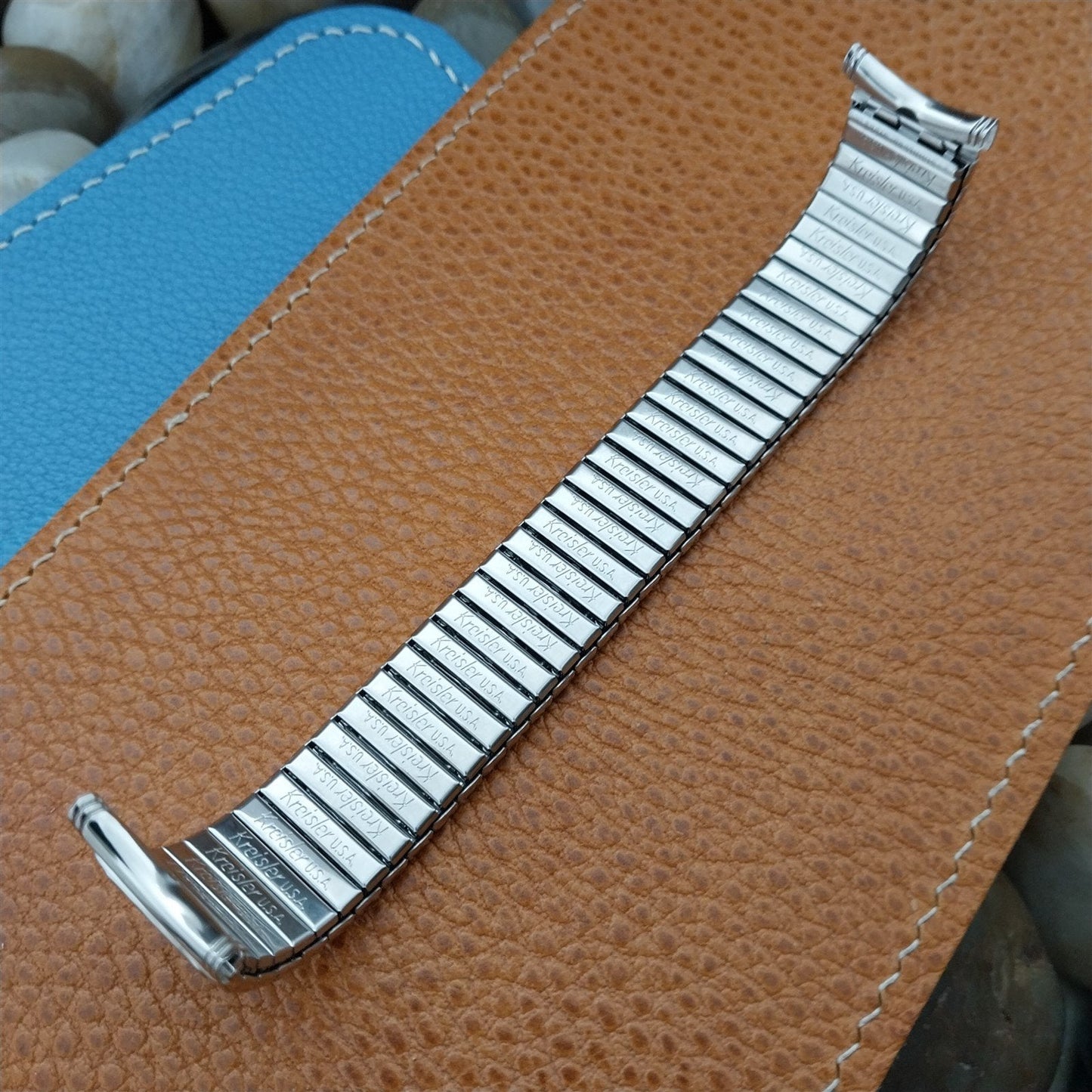 Stainless Steel Kreisler USA 1960s nos Expansion Vintage Watch Band 19mm 18mm