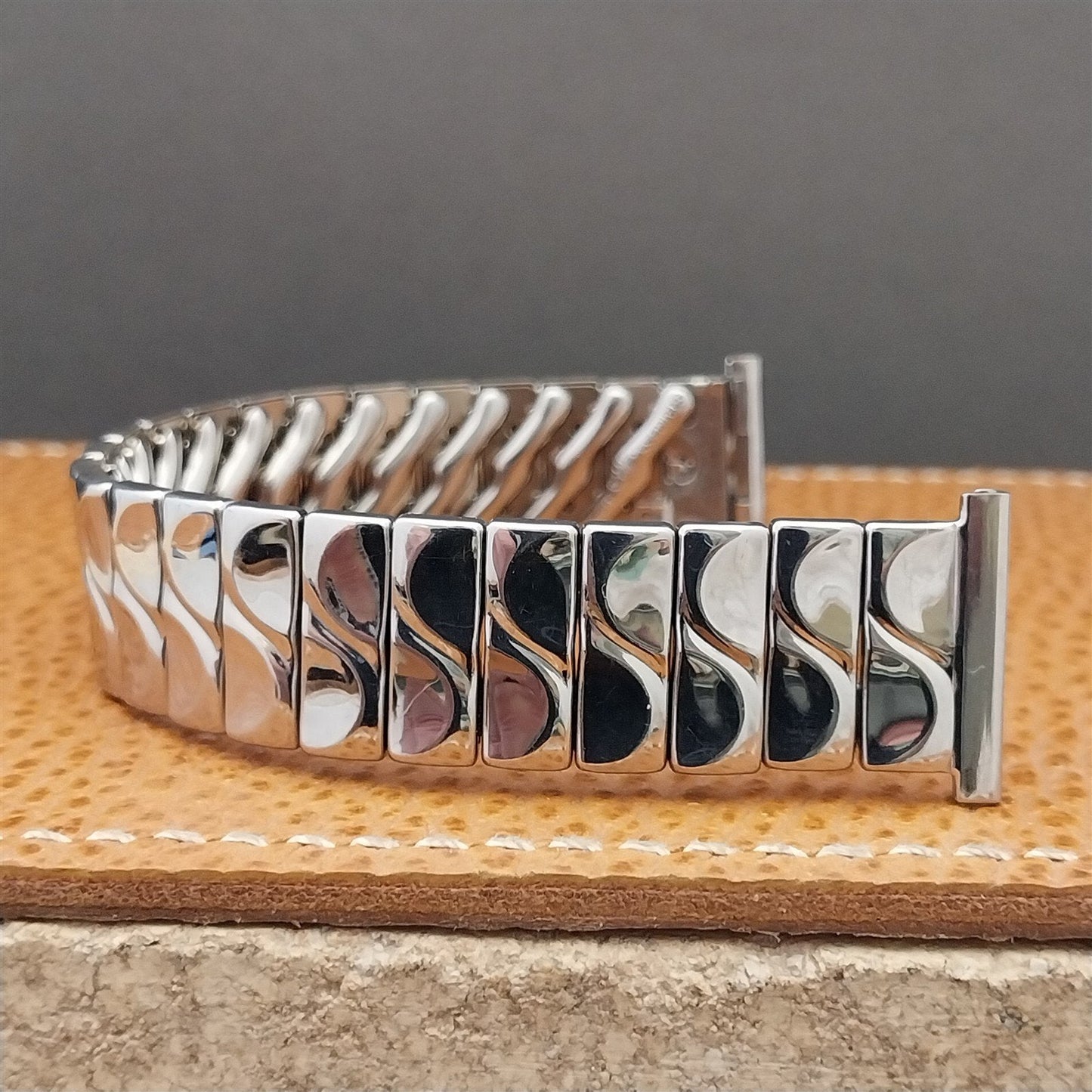 19mm 18mm 16mm Foster Stainless Steel Expansion Unused Classic 1950s Watch Band