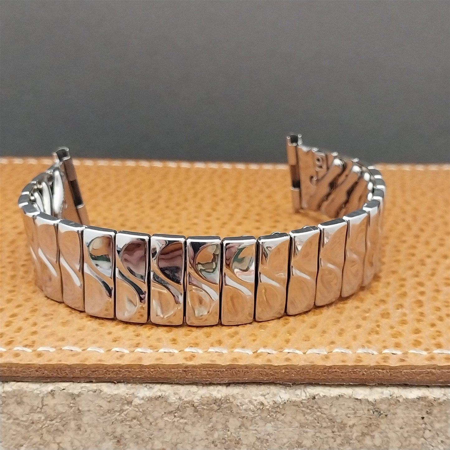 19mm 18mm 16mm Foster Stainless Steel Expansion Unused Classic 1950s Watch Band