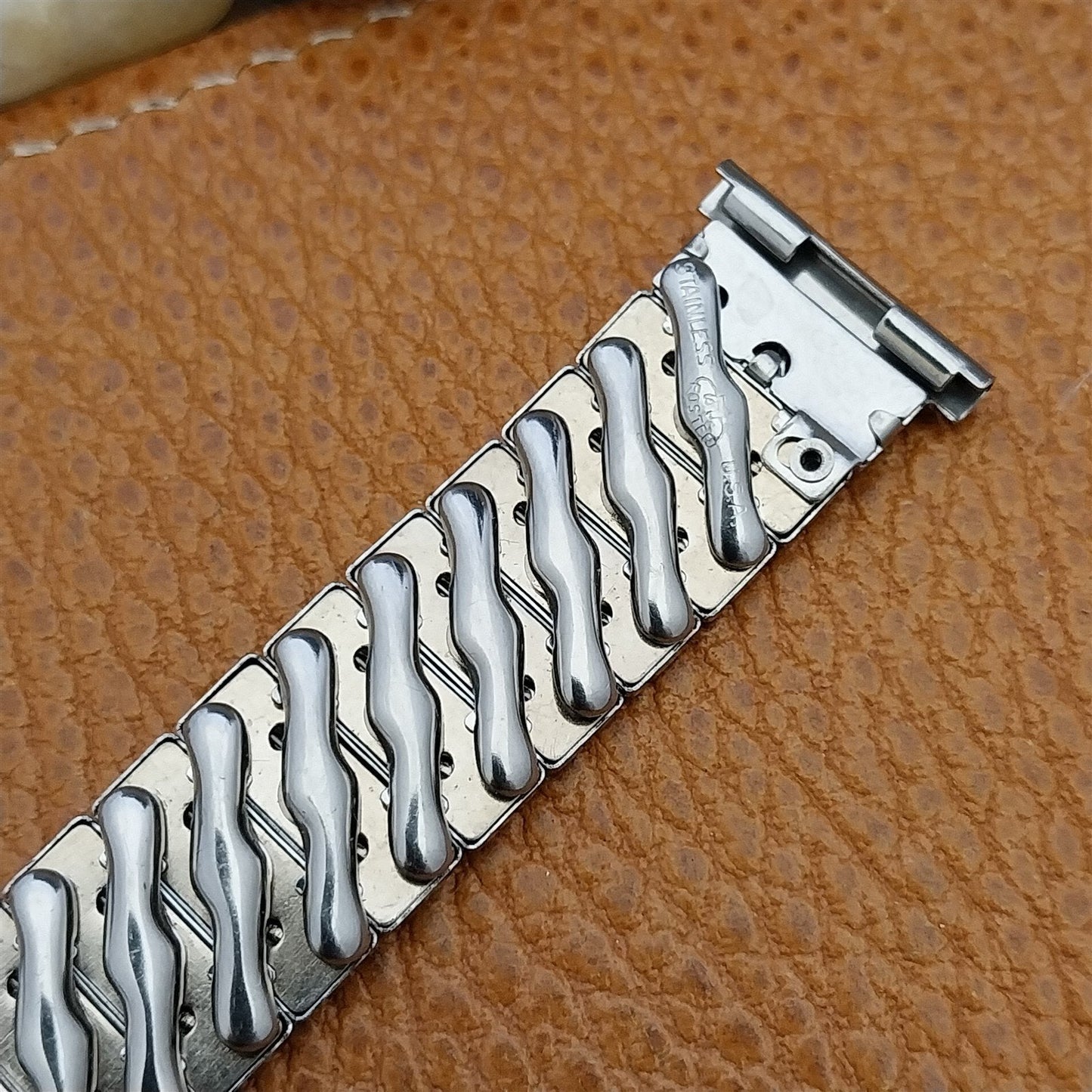 19mm 18mm 16mm Foster Stainless Steel Expansion Unused Classic 1950s Watch Band