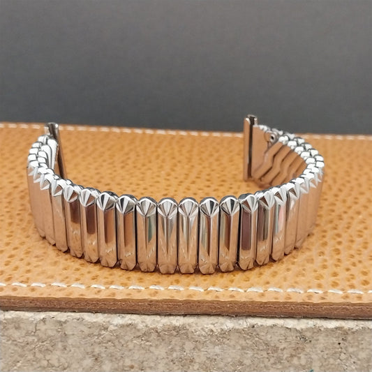 1950s Vintage 19mm 18mm Stonewall Stainless Classic Stretch Unused Watch Band