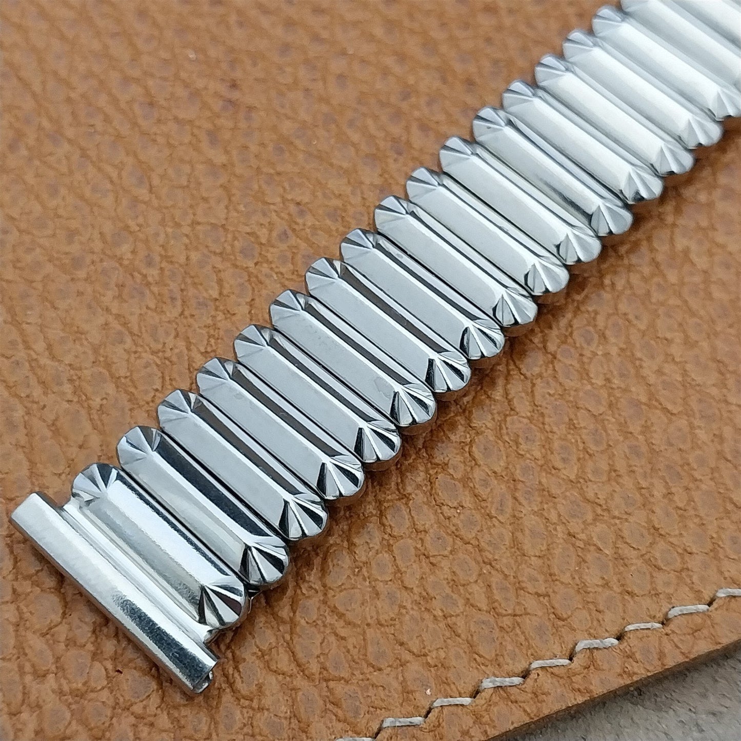 1950s Vintage 19mm 18mm Stonewall Stainless Classic Stretch Unused Watch Band
