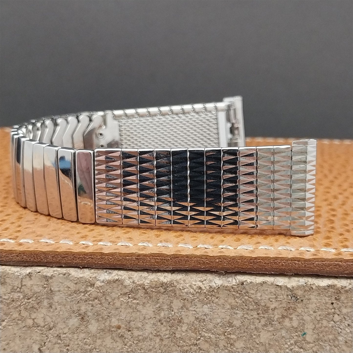 19mm 18mm 17mm Stainless Steel 1960s Expansion Craftex Unused Vintage Watch Band
