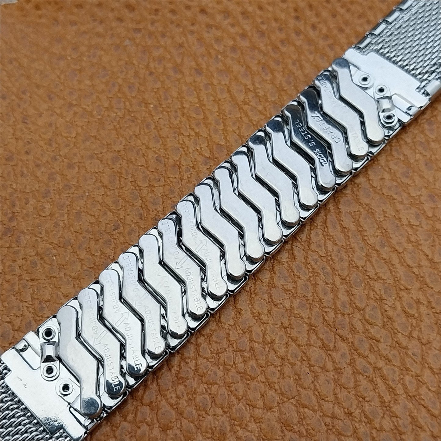 19mm 18mm 17mm Stainless Steel 1960s Expansion Craftex Unused Vintage Watch Band