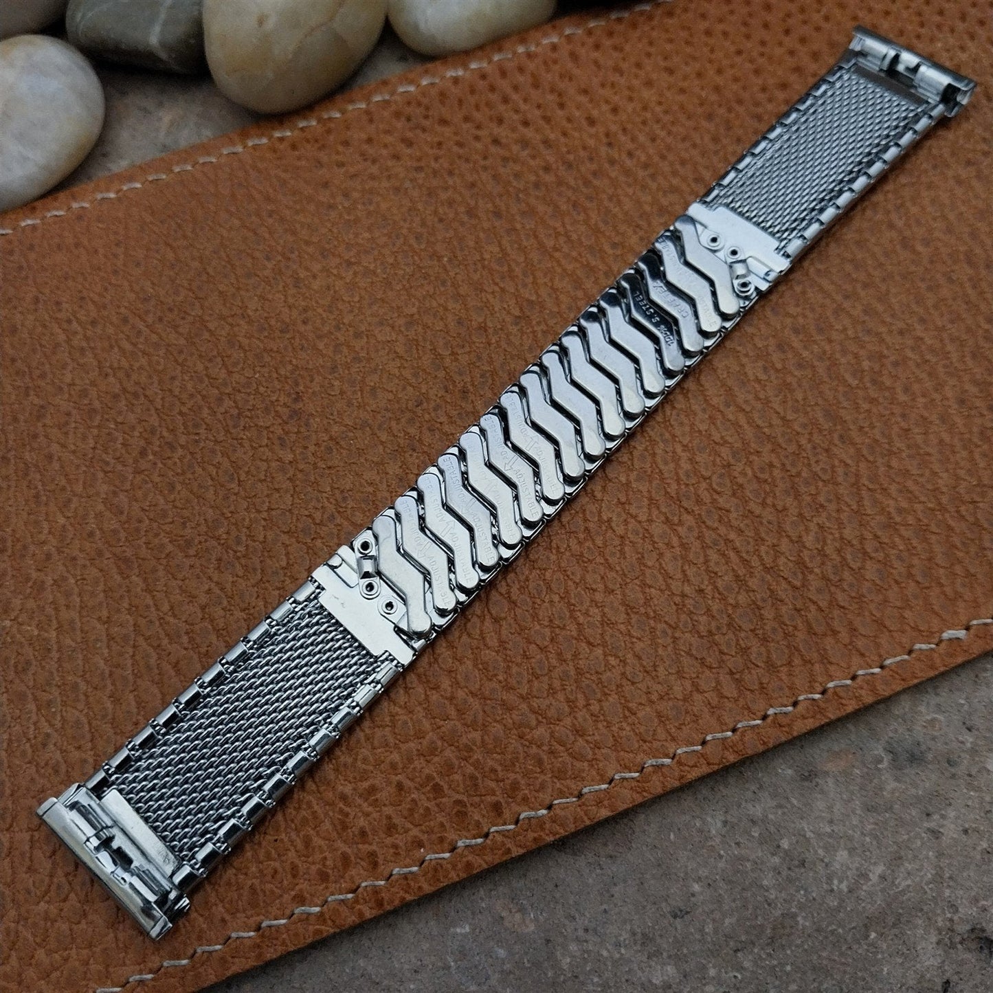 19mm 18mm 17mm Stainless Steel 1960s Expansion Craftex Unused Vintage Watch Band