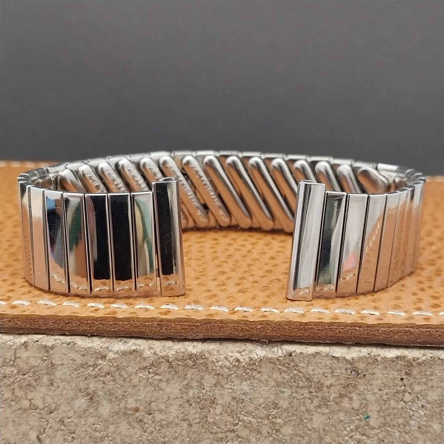 Vintage 17mm 18mm 19mm 1950s Kestenmade Unused Stainless Steel Watch Band