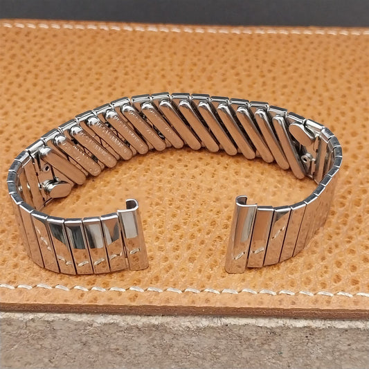 Vintage 17mm 18mm 19mm 1950s Kestenmade Unused Stainless Steel Watch Band