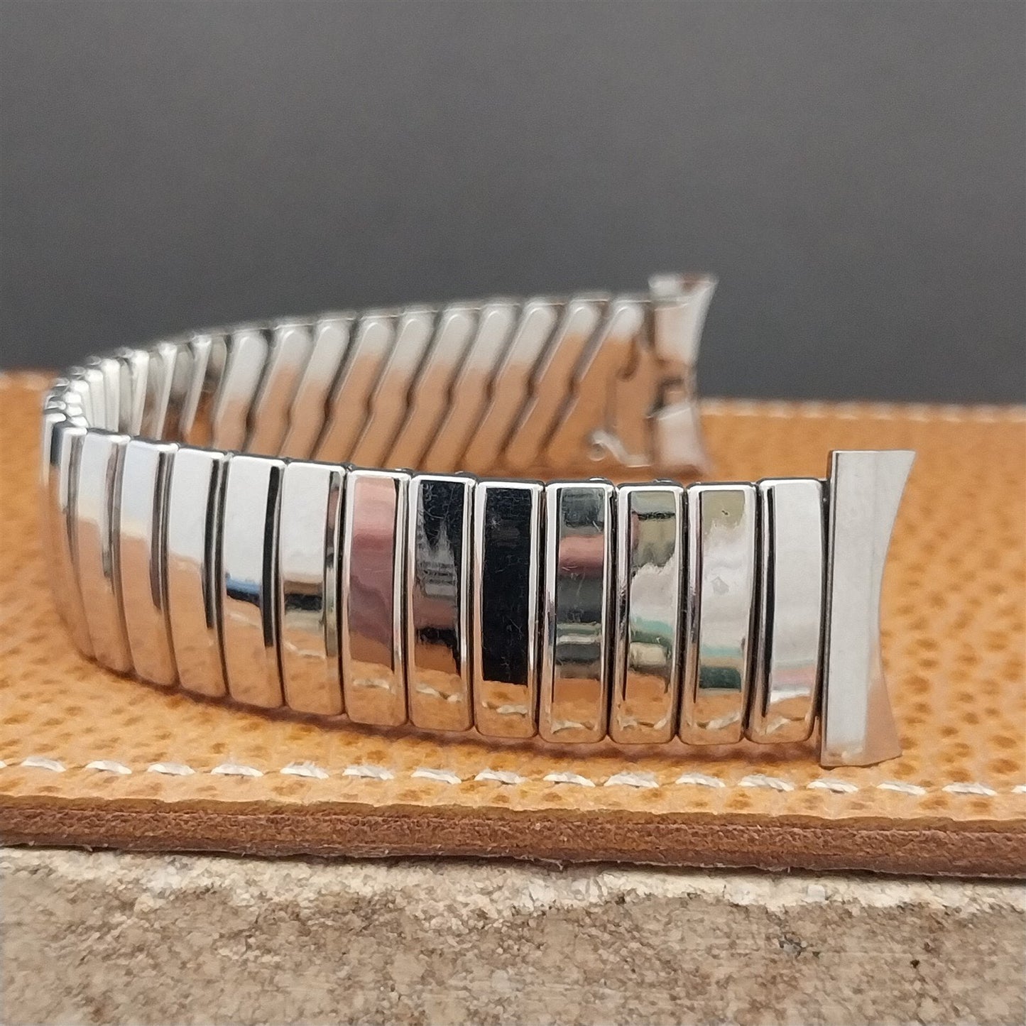 1960s Vintage Craftex 19mm 18mm 17mm Stainless Steel Expansion Unused Watch Band