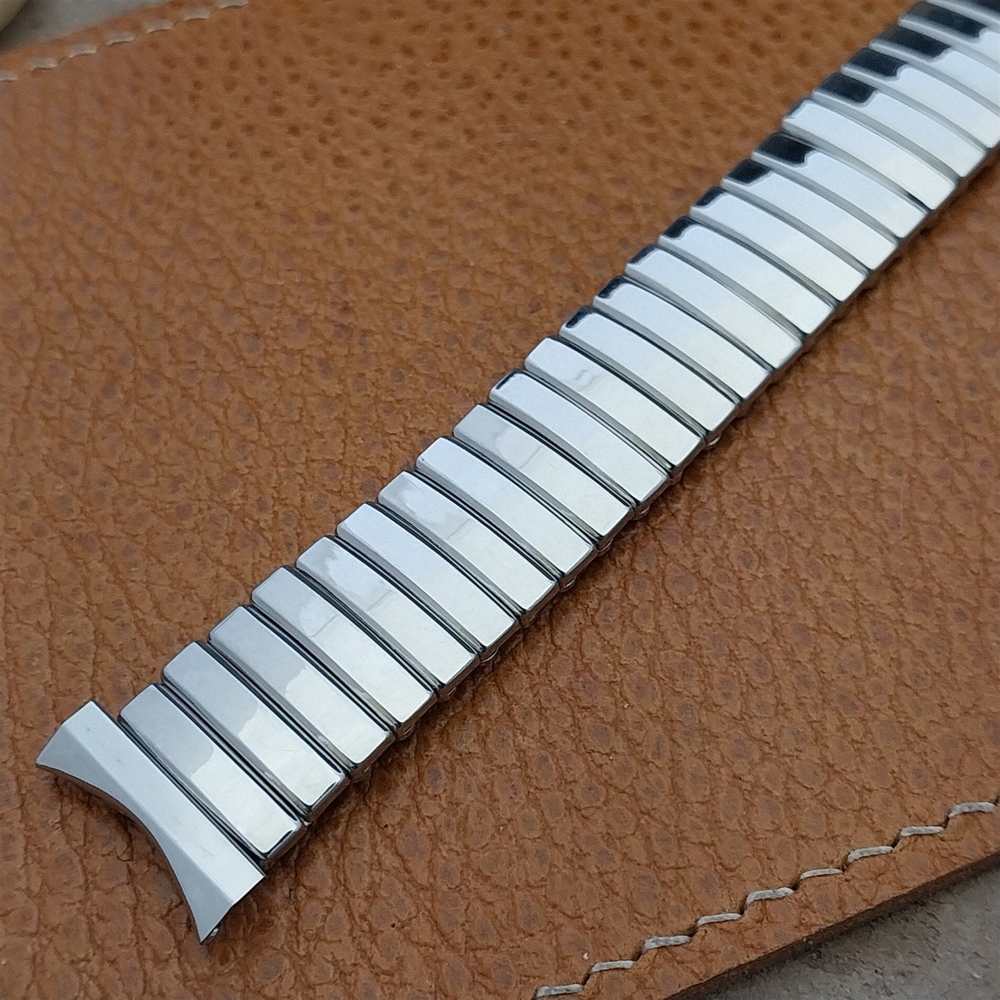 1960s Vintage Craftex 19mm 18mm 17mm Stainless Steel Expansion Unused Watch Band