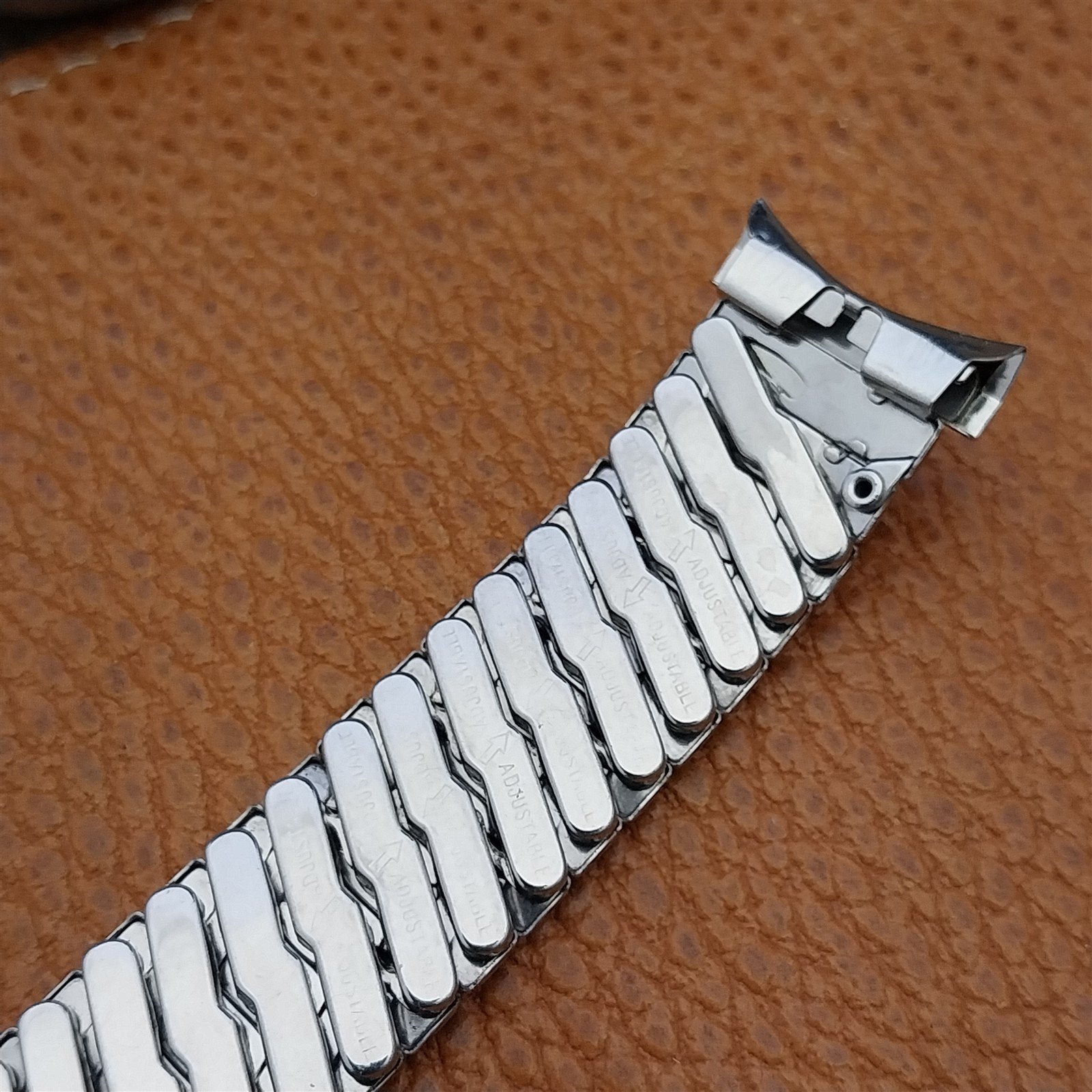 1960s Vintage Craftex 19mm 18mm 17mm Stainless Steel Expansion Unused Watch Band