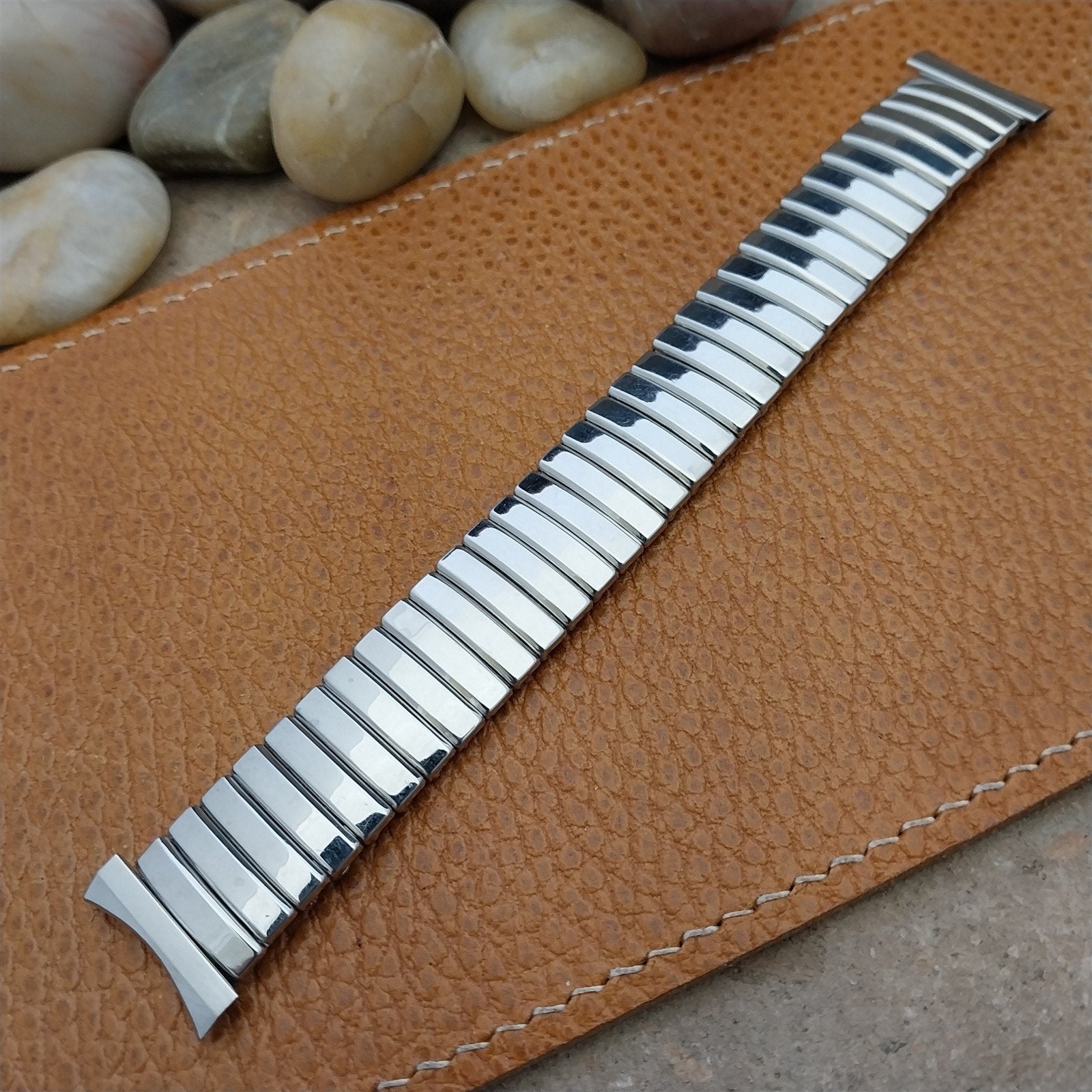 1960s Vintage Craftex 19mm 18mm 17mm Stainless Steel Expansion Unused Watch Band