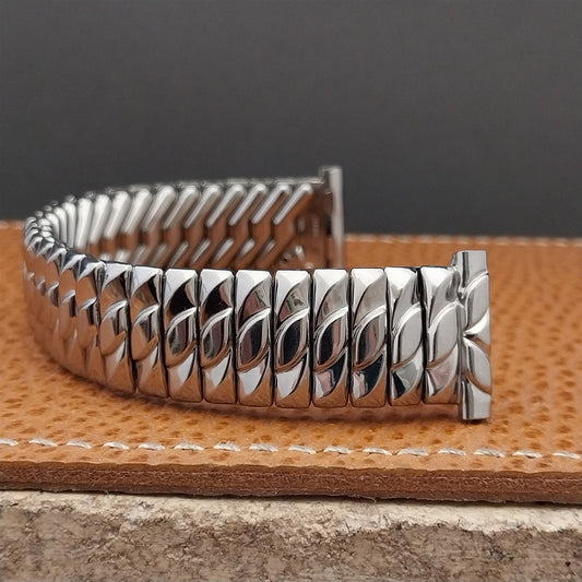 Vintage 19mm 18mm 16mm 50s Stonewall Stainless Steel Classic Stretch Watch Band