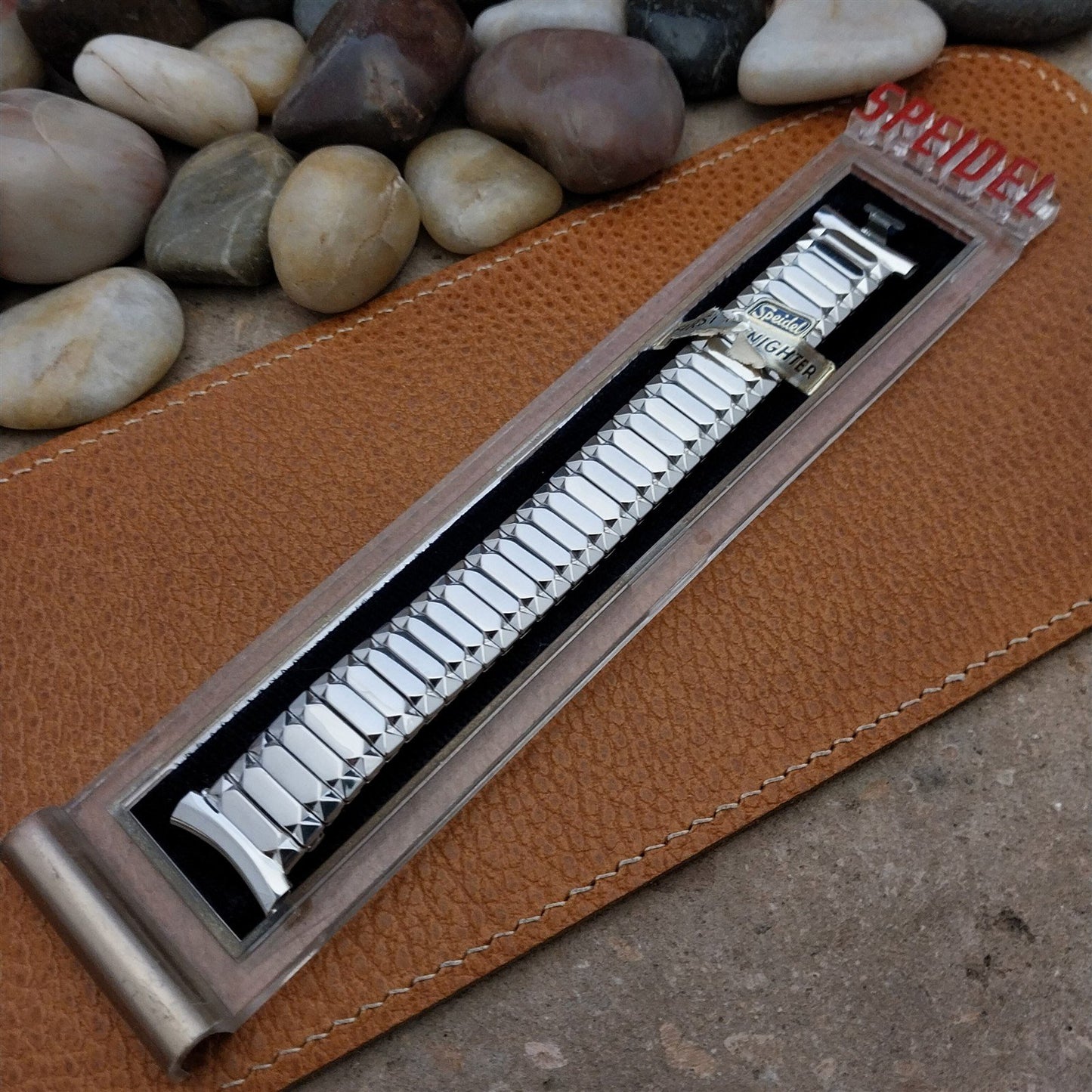 Vintage 19mm 18mm 16mm 1953 Speidel First Nighter White Gold-Fill NOS Watch Band