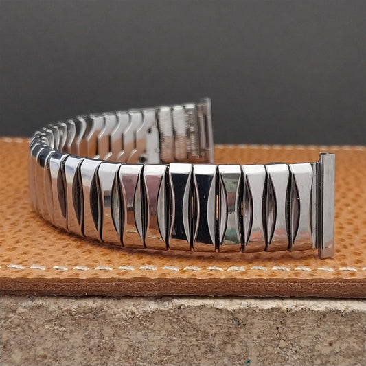 19mm 18mm 16mm Stainless Steel Expansion Drema Unused 1950s Vintage Watch Band