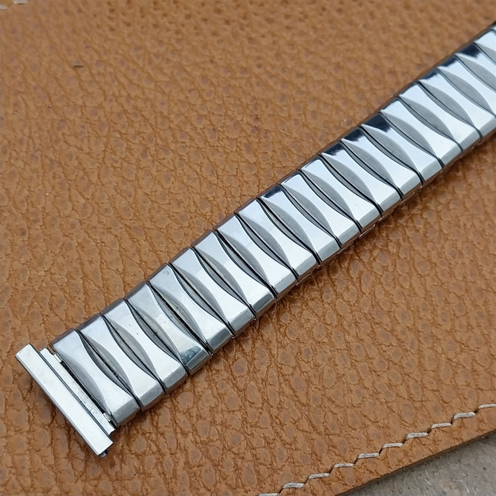 19mm 18mm 16mm Stainless Steel Expansion Drema Unused 1950s Vintage Watch Band