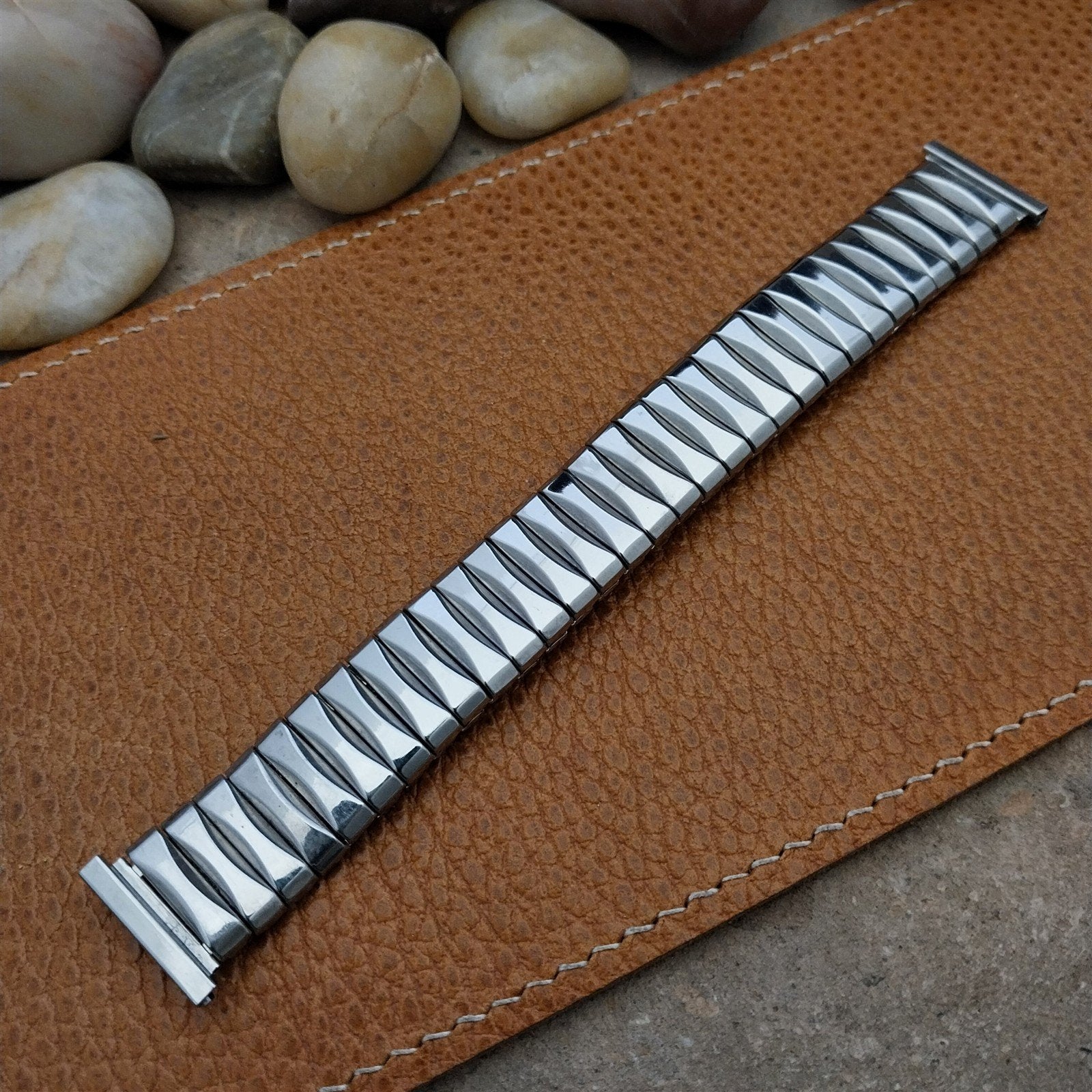 19mm 18mm 16mm Stainless Steel Expansion Drema Unused 1950s Vintage Watch Band