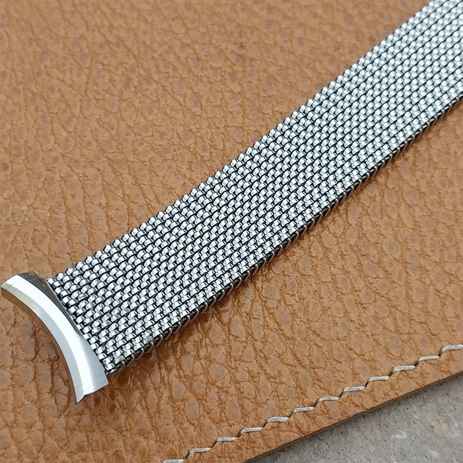 19mm 18mm 17mm 16mm Evinger Stainless Expansion Mesh Unused Vintage Watch Band