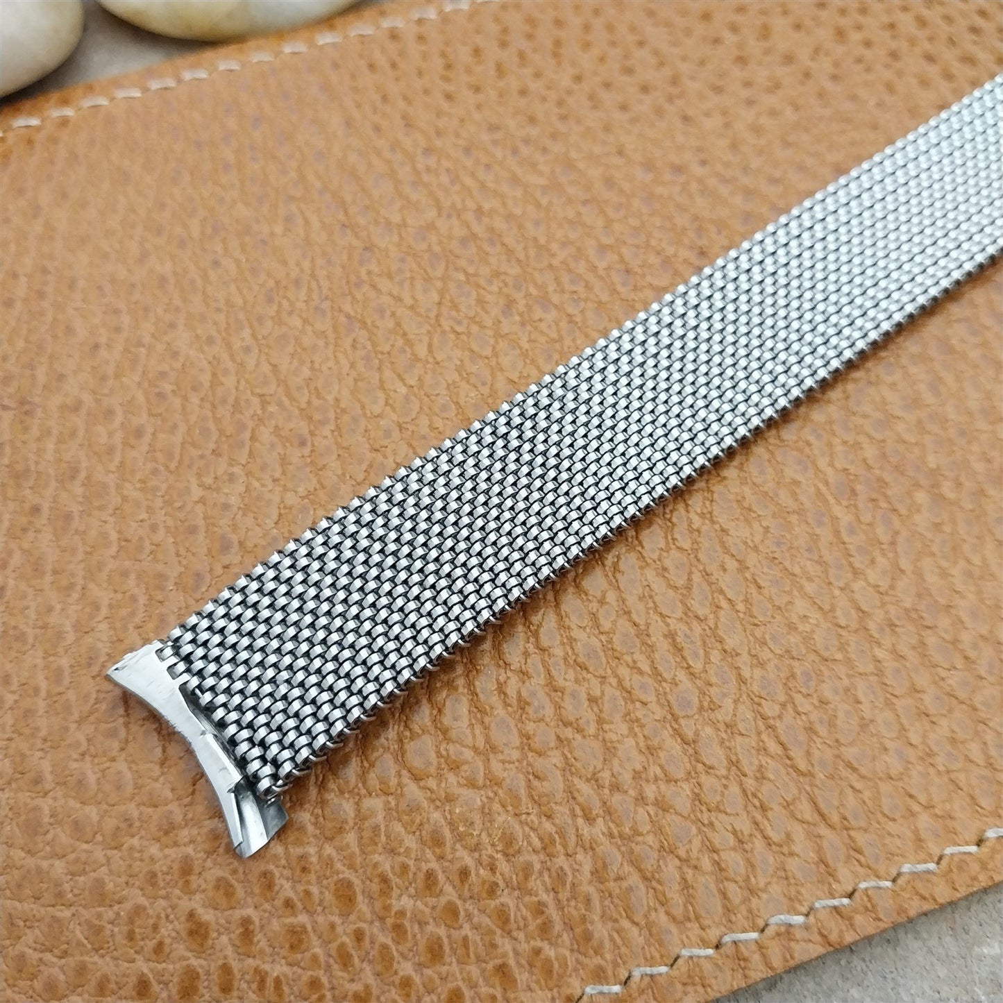 19mm 18mm 17mm 16mm Evinger Stainless Expansion Mesh Unused Vintage Watch Band