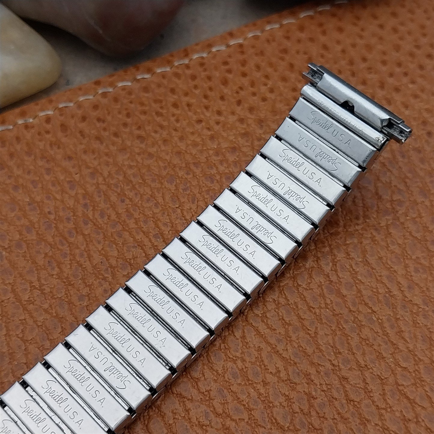 1970s Vintage Speidel Linesman 19mm 18mm 17mm 16mm Stainless Unused Watch Band