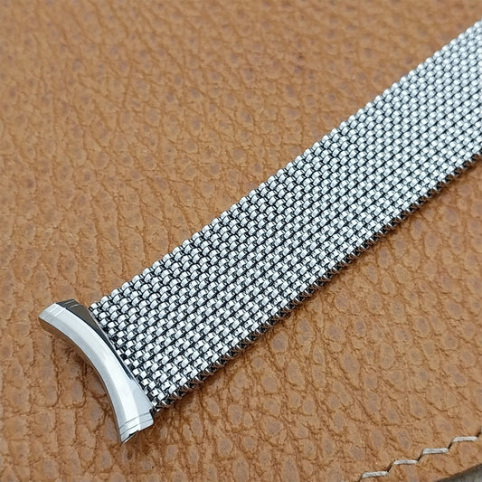 Vintage 19mm 18mm 17mm 16mm Evinger Long Stainless Expansion Mesh NOS Watch Band