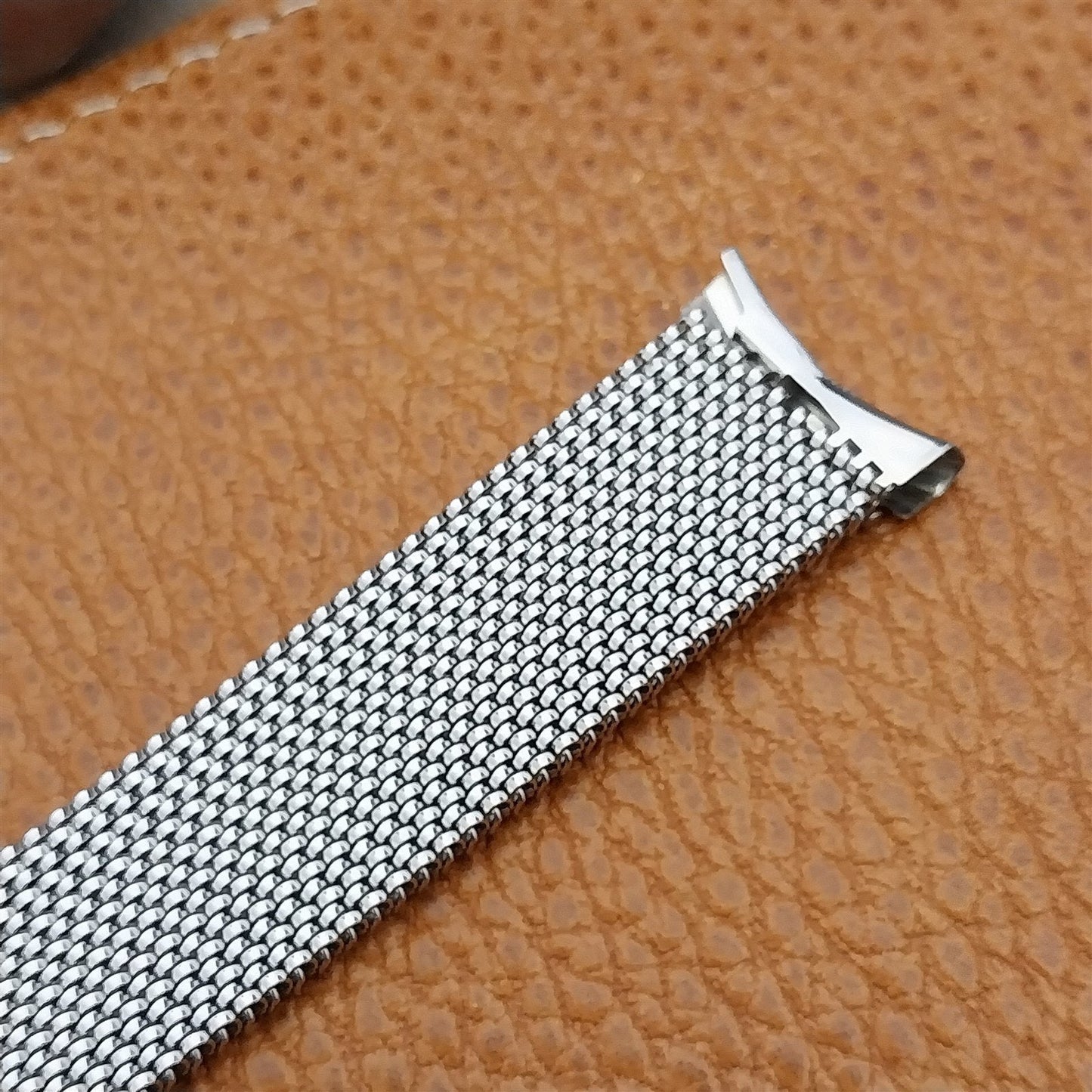 Vintage 19mm 18mm 17mm 16mm Evinger Long Stainless Expansion Mesh NOS Watch Band