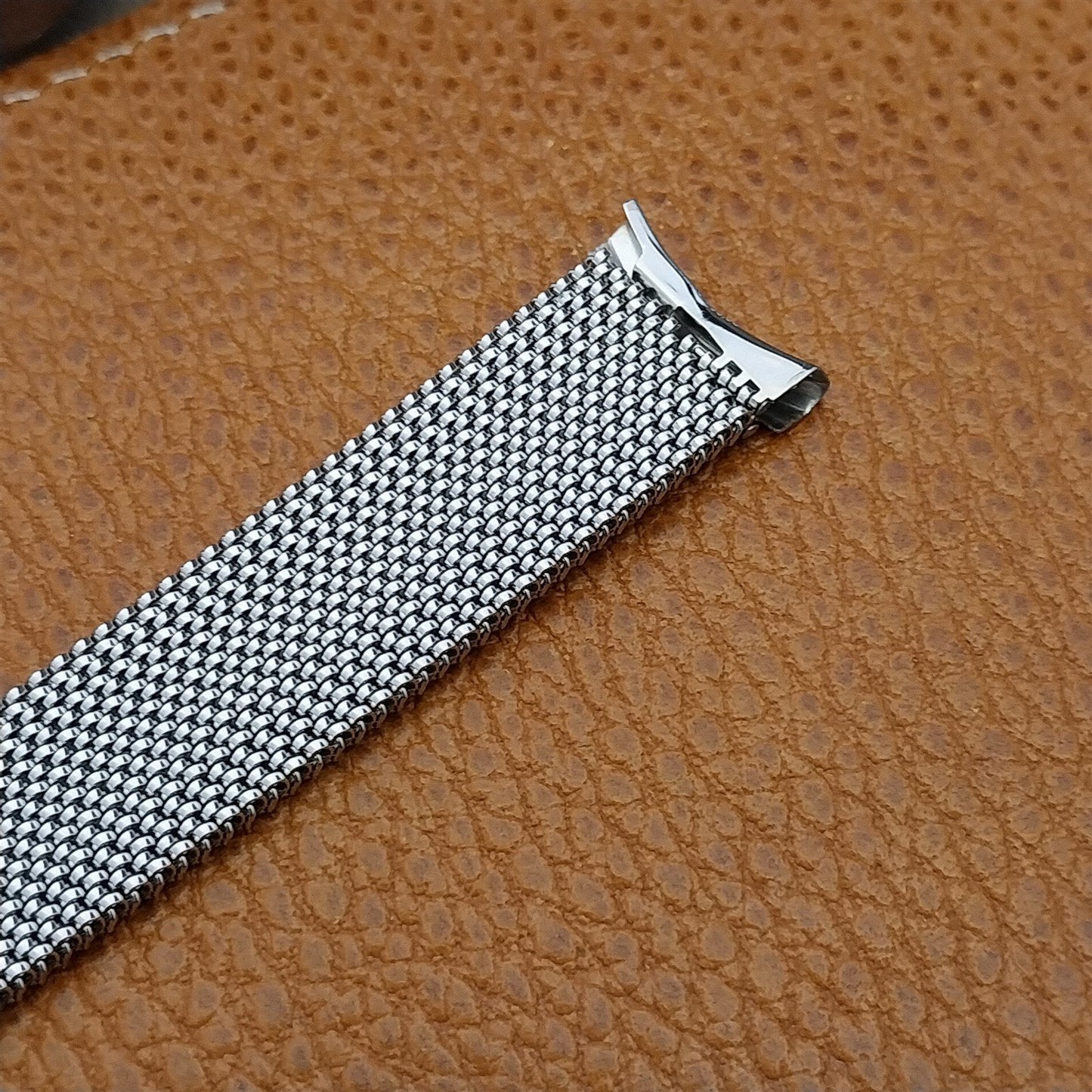 Vintage 19mm 18mm 17mm 16mm Evinger Long Stainless Expansion Mesh NOS Watch Band