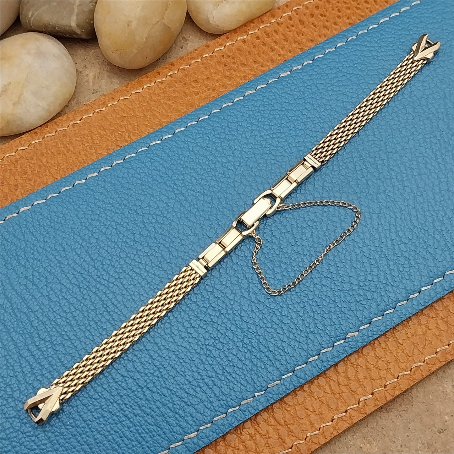 Ladies Speidel Gold RGP Mesh Unused Classic 1960s Vintage Cocktail Watch Band