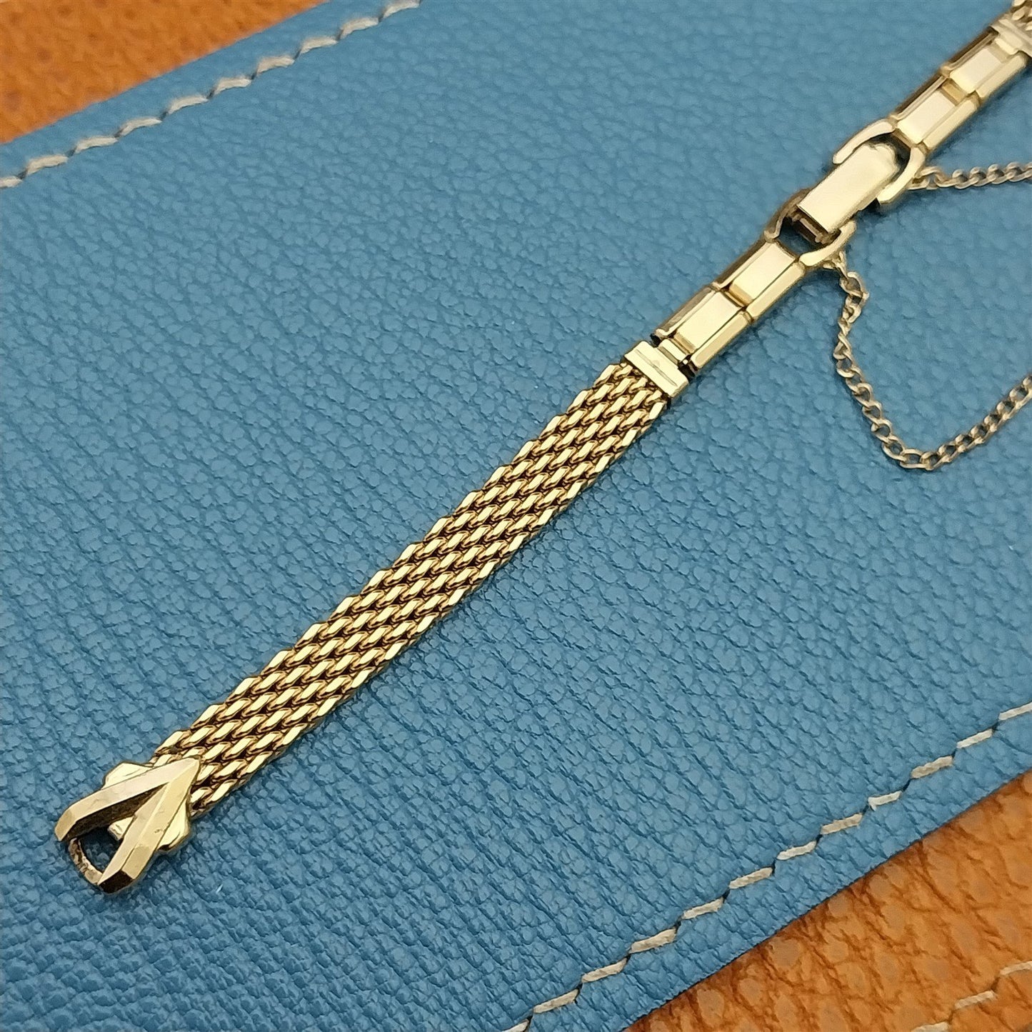 Ladies Speidel Gold RGP Mesh Unused Classic 1960s Vintage Cocktail Watch Band