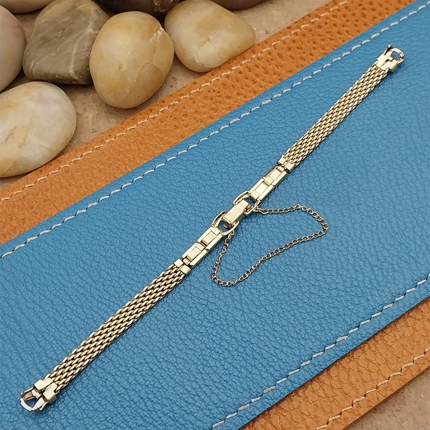 Ladies Speidel Gold RGP Mesh Unused Classic 1960s Vintage Cocktail Watch Band