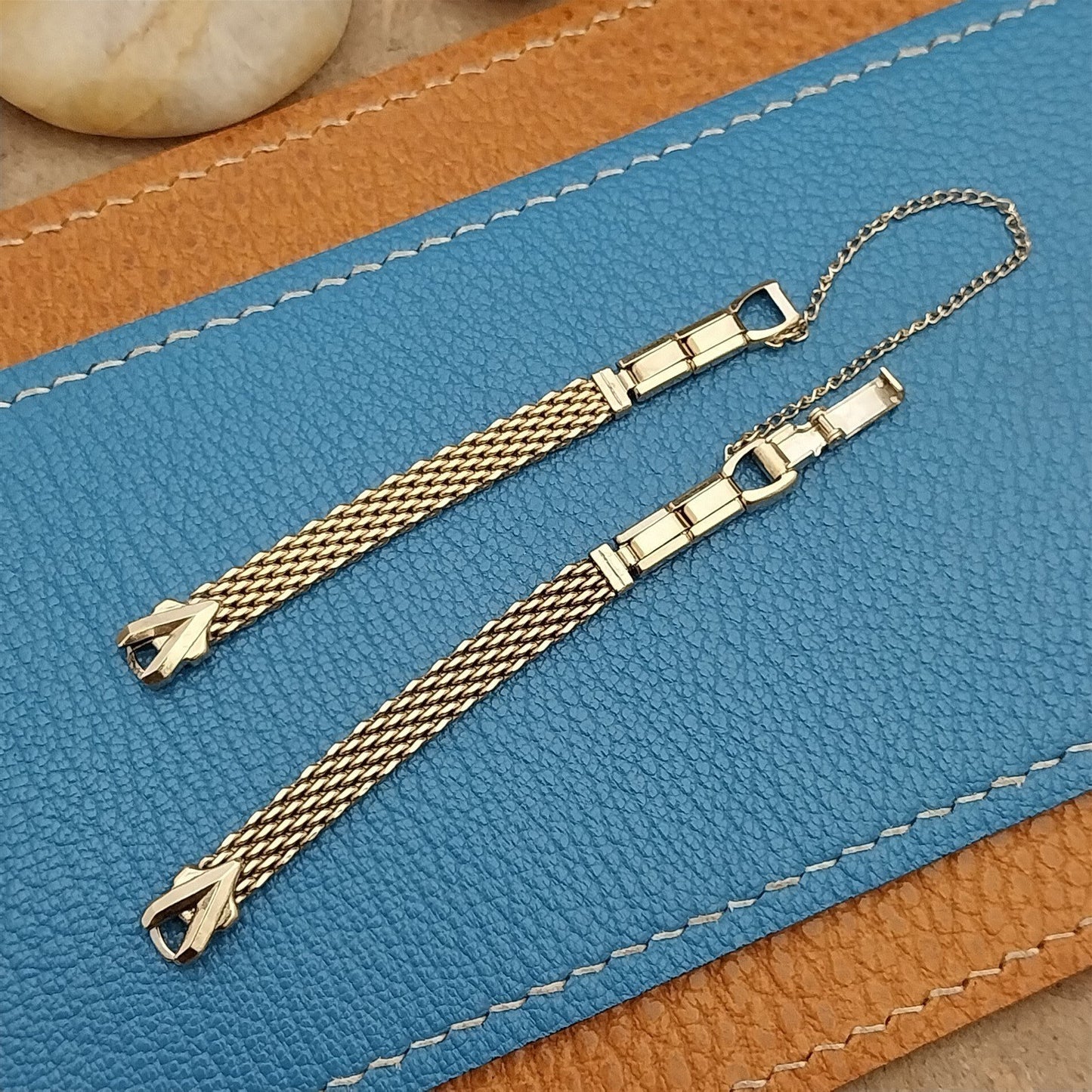 Ladies Speidel Gold RGP Mesh Unused Classic 1960s Vintage Cocktail Watch Band