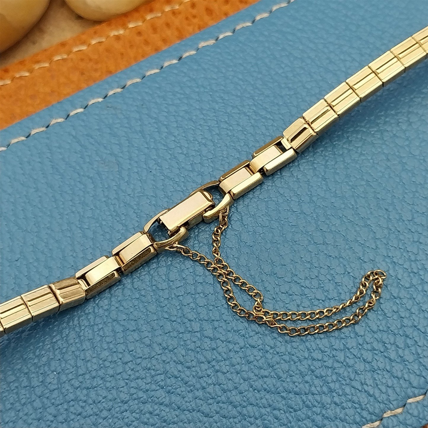 1950s Ladies Yellow Gold-Filled Speidel Unused NOS Vintage Cocktail Watch Band