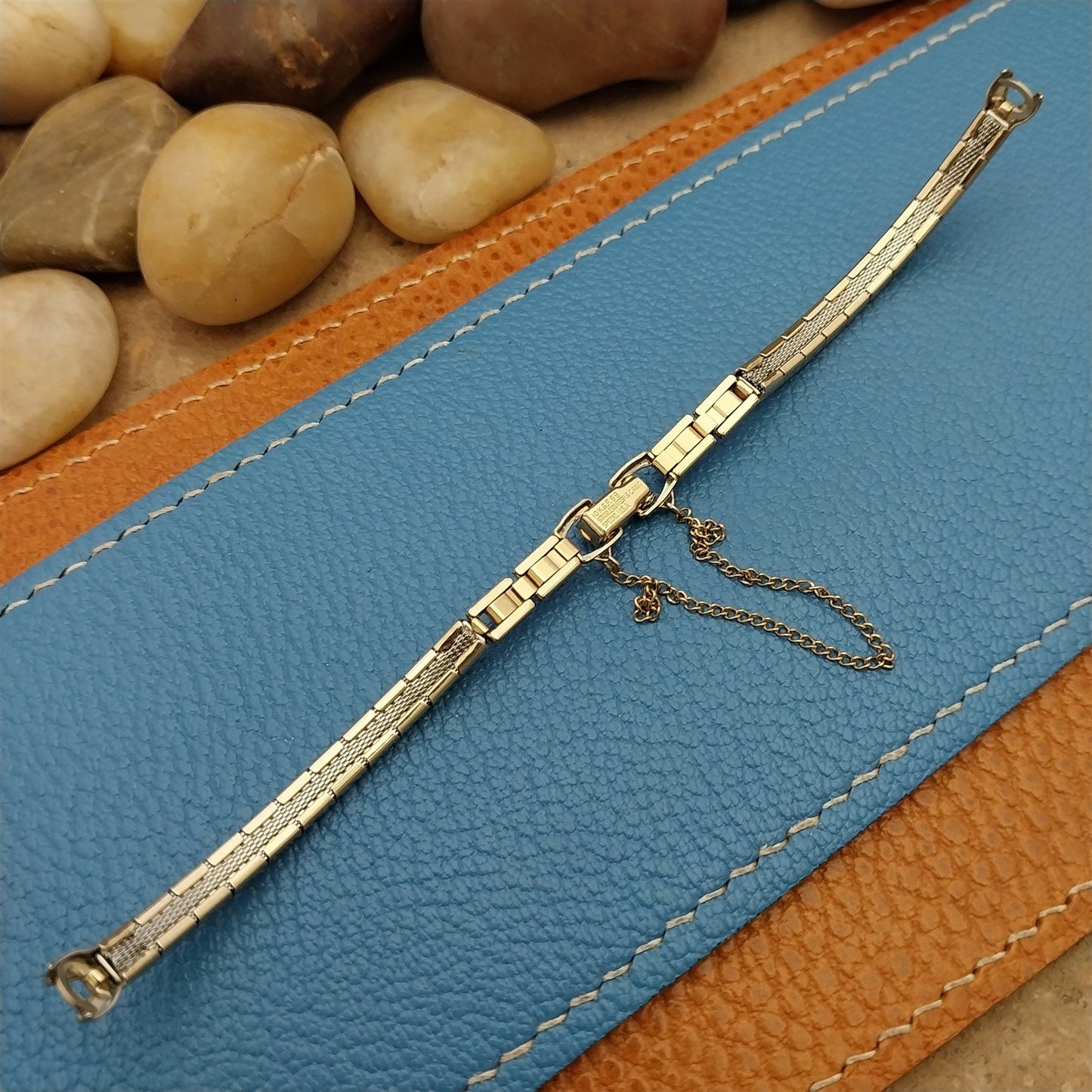 1950s Ladies Yellow Gold-Filled Speidel Unused NOS Vintage Cocktail Watch Band