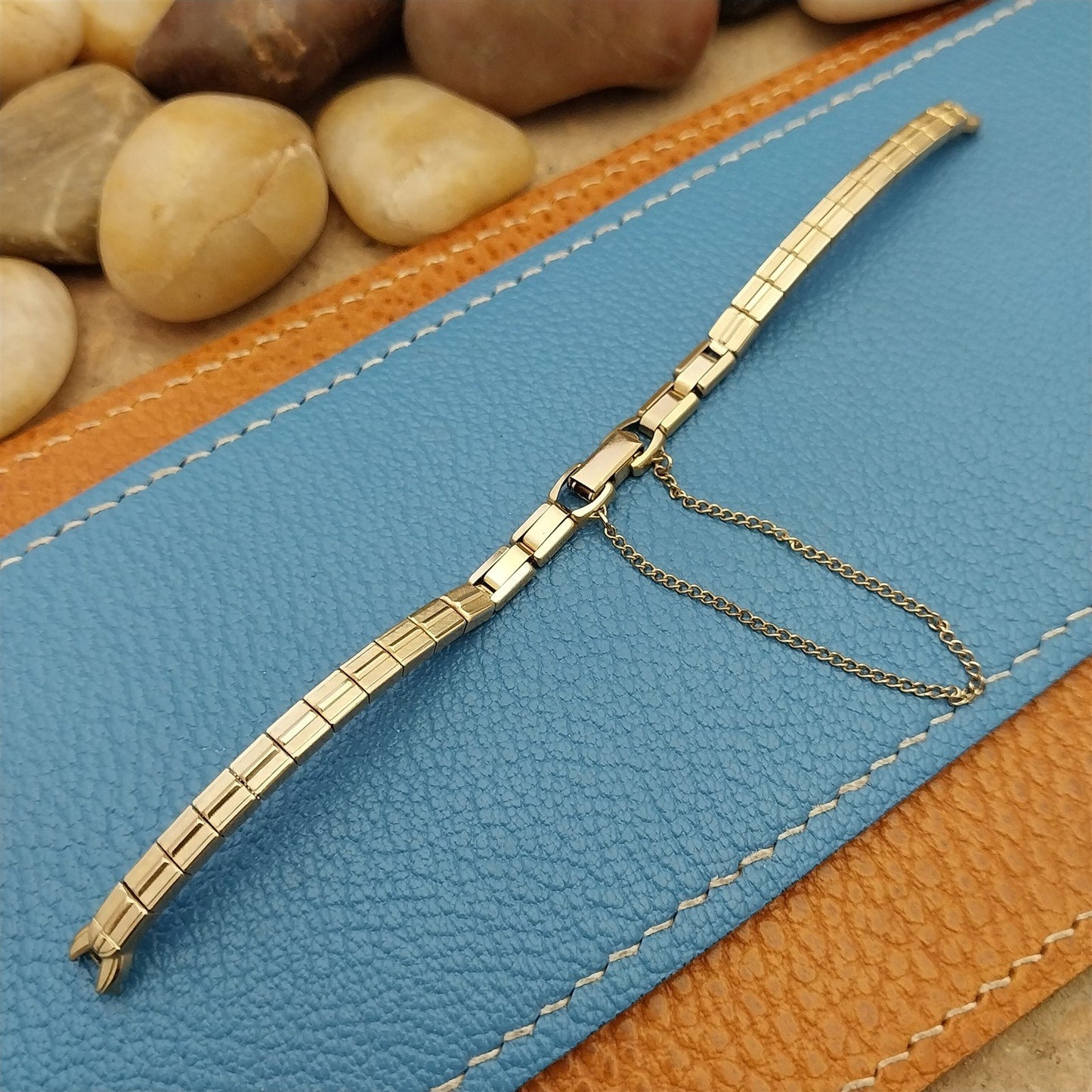 1950s Ladies Yellow Gold-Filled Speidel Unused NOS Vintage Cocktail Watch Band