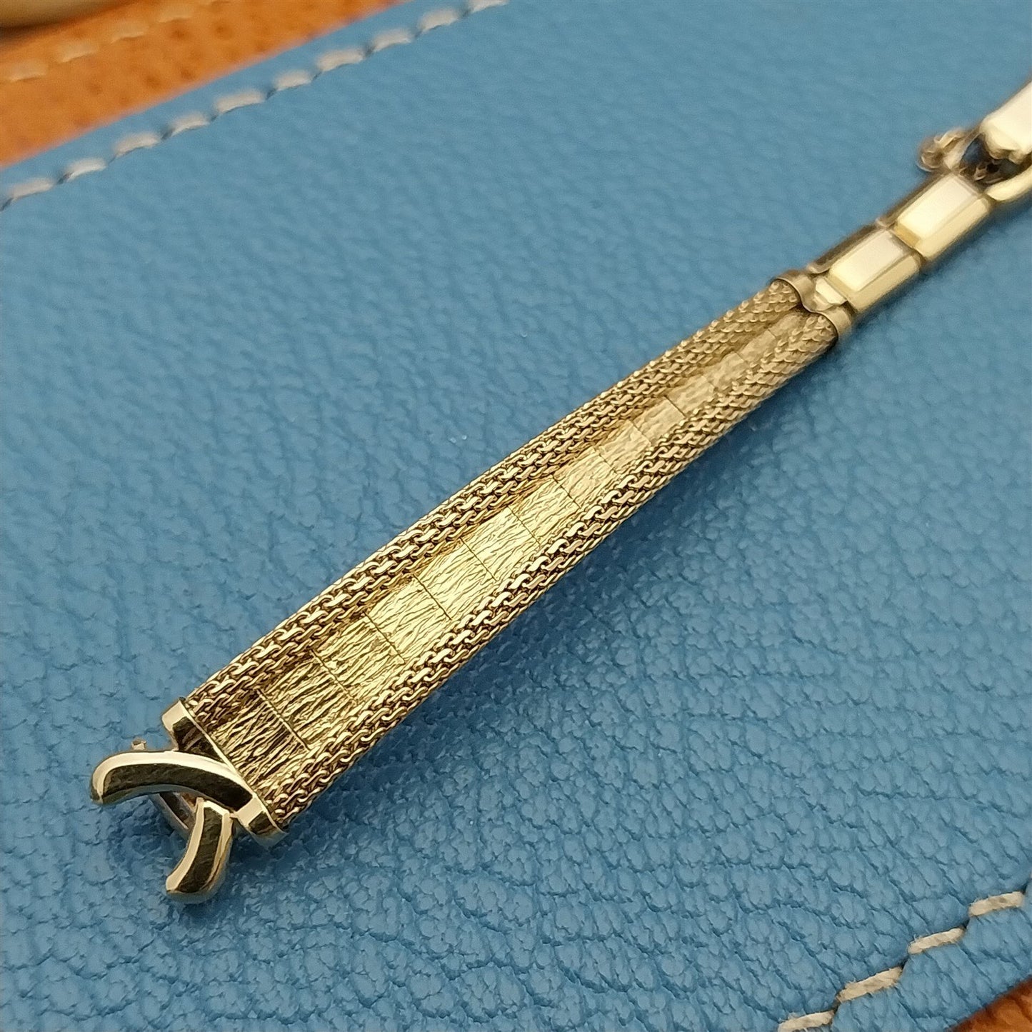 Ladies Speidel Gold Filled Mesh Unused Classic 1960s Vintage Cocktail Watch Band