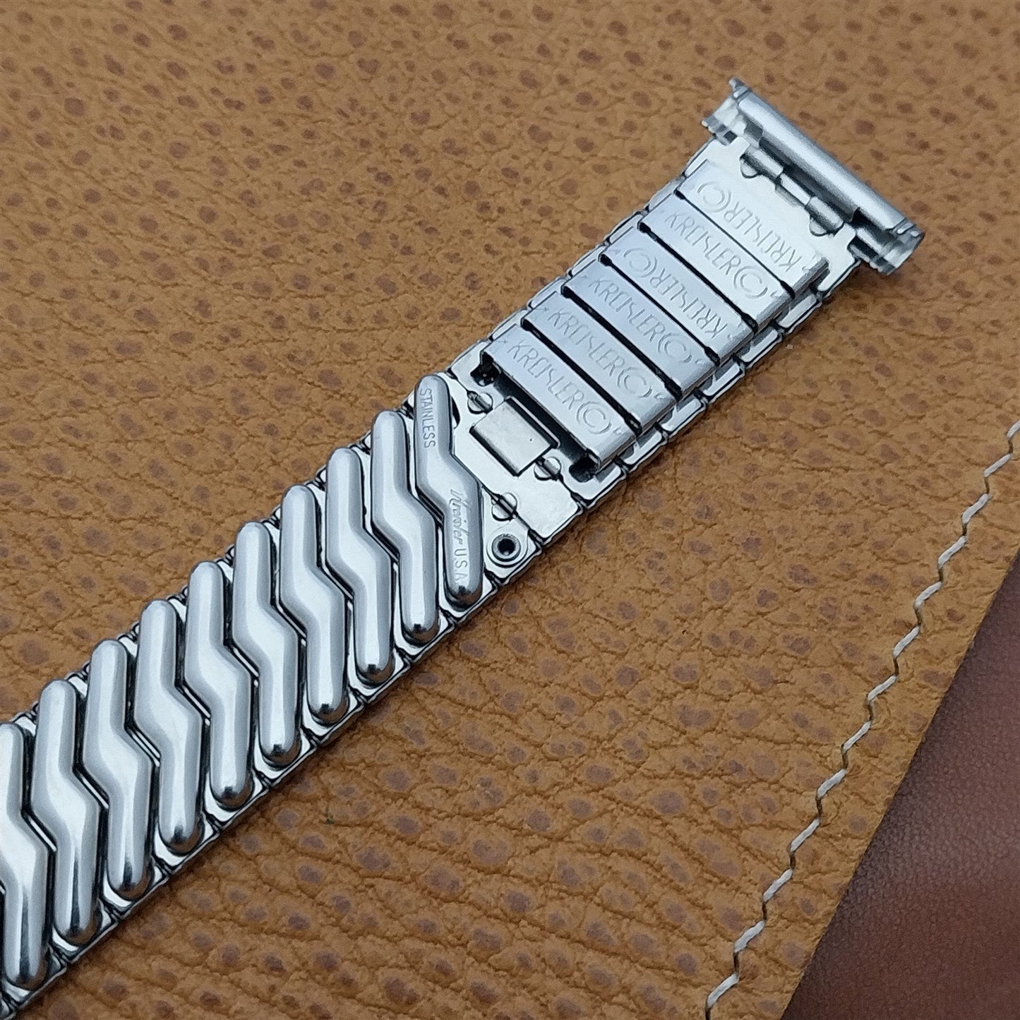 Kreisler Stainless Steel 16mm 18mm 19mm 1950s-1960s Unused Vintage Watch Band