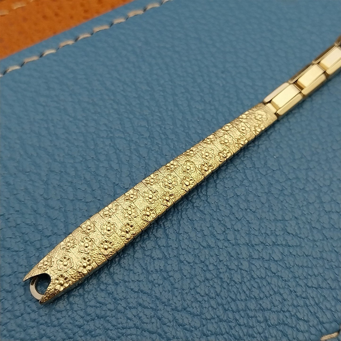 Ladies 10k Yellow Gold-Filled Speidel 1968 Unused Vintage Cocktail Watch Band