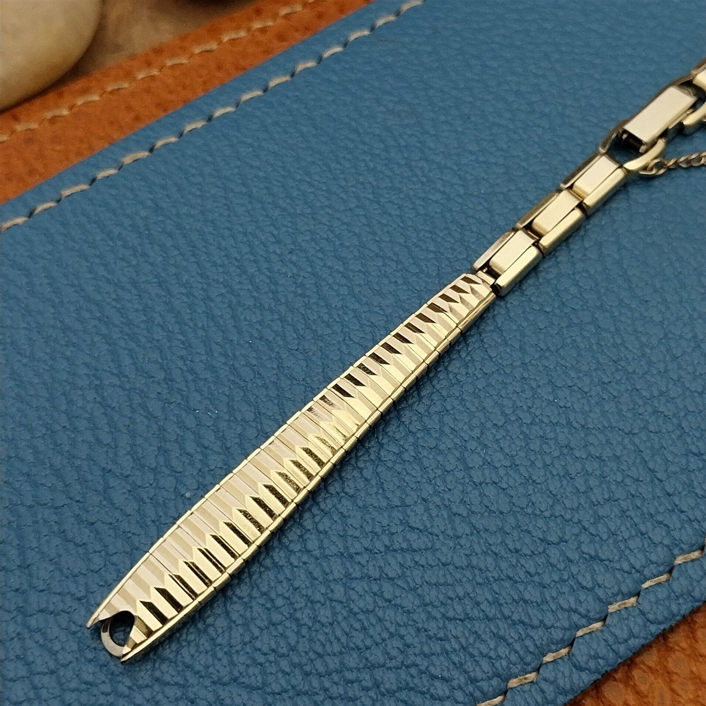 Ladies 10k Yellow Gold-Filled Speidel 1969 Unused Vintage Cocktail Watch Band