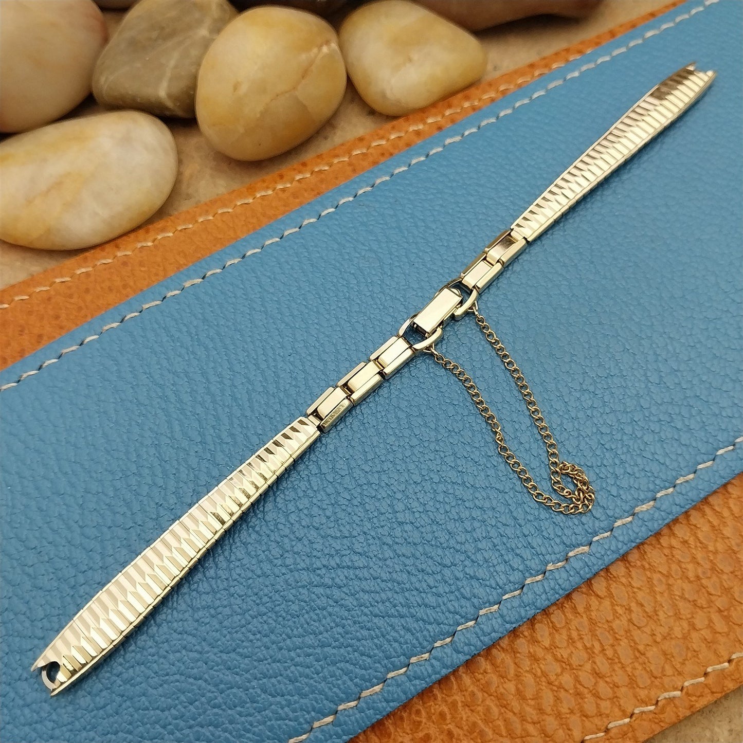Ladies 10k Yellow Gold-Filled Speidel 1969 Unused Vintage Cocktail Watch Band