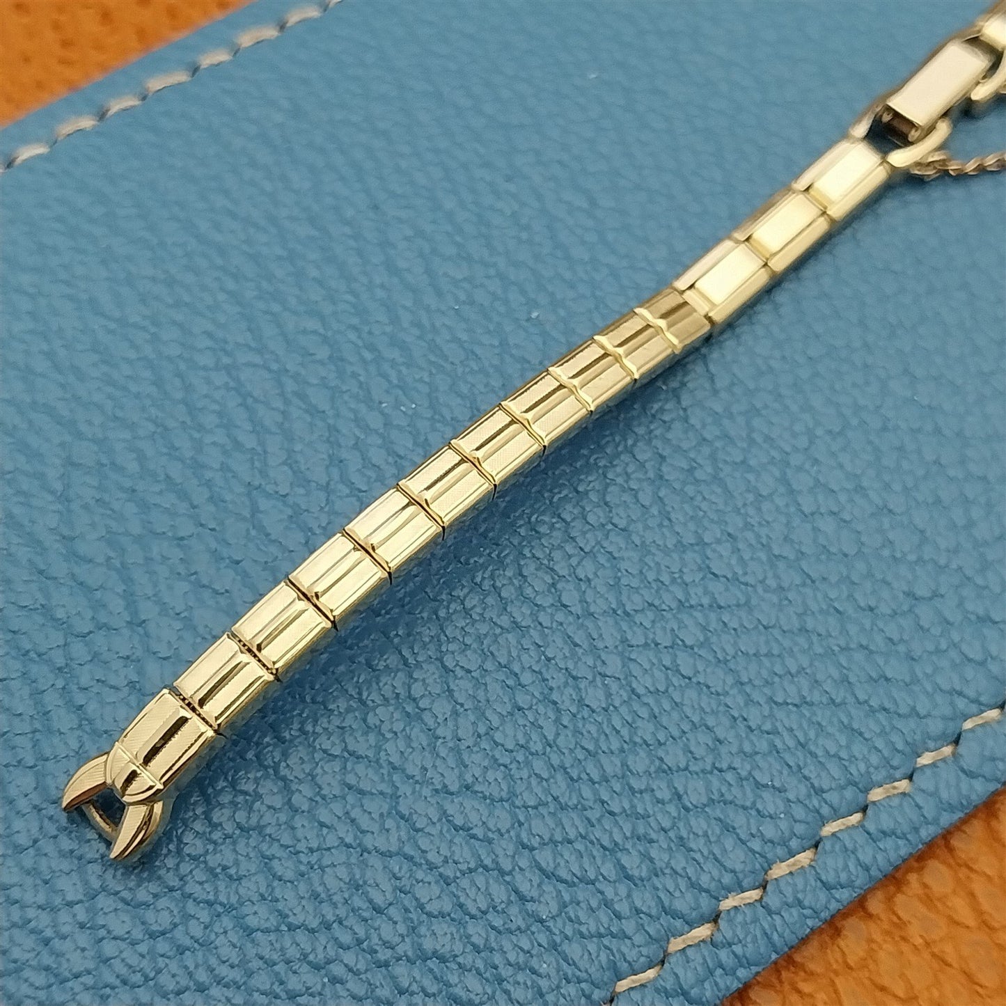 1960s Ladies Yellow Gold-Filled Speidel Unused Vintage Cocktail Watch Band