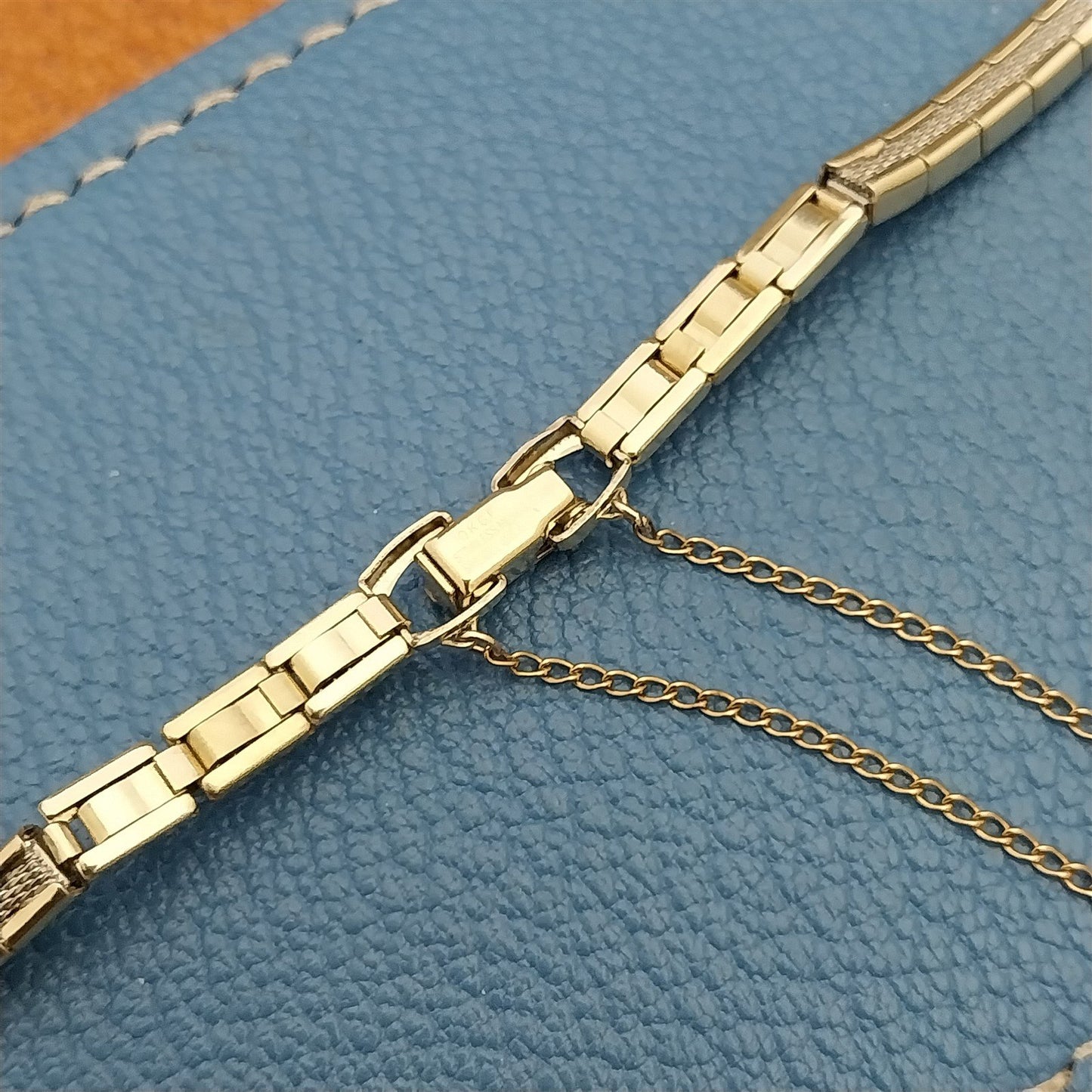 1960s Ladies Yellow Gold-Filled Speidel Unused Vintage Cocktail Watch Band