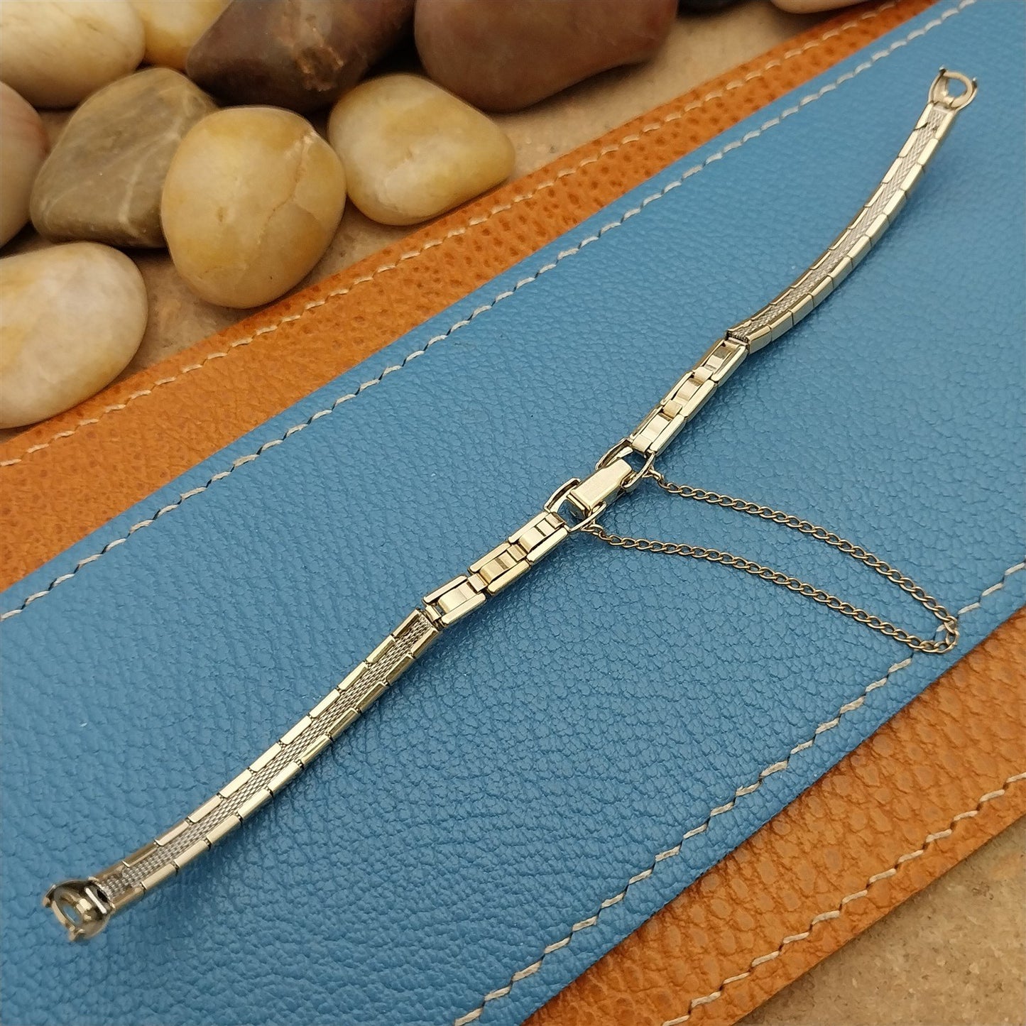 1960s Ladies Yellow Gold-Filled Speidel Unused Vintage Cocktail Watch Band