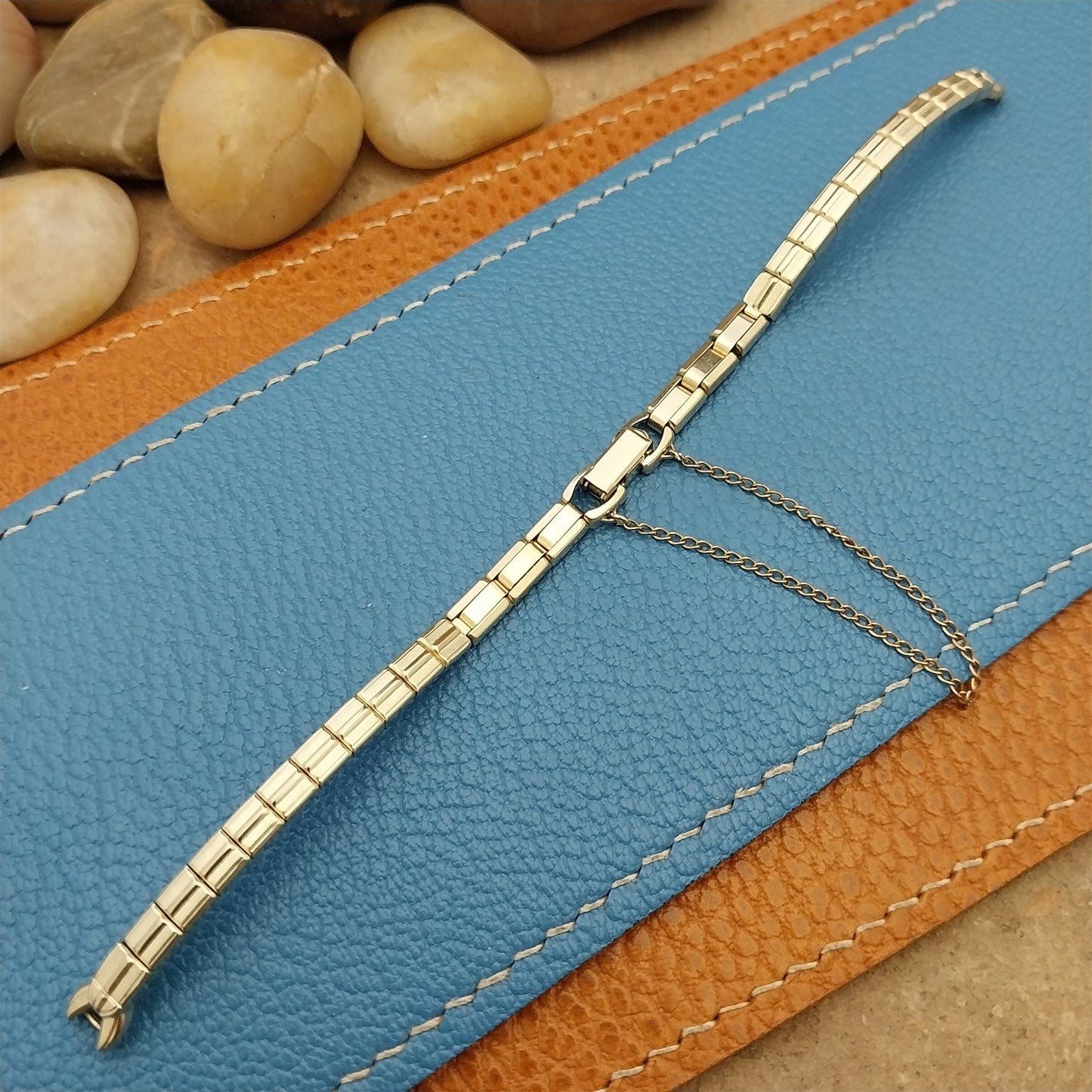 1960s Ladies Yellow Gold-Filled Speidel Unused Vintage Cocktail Watch Band