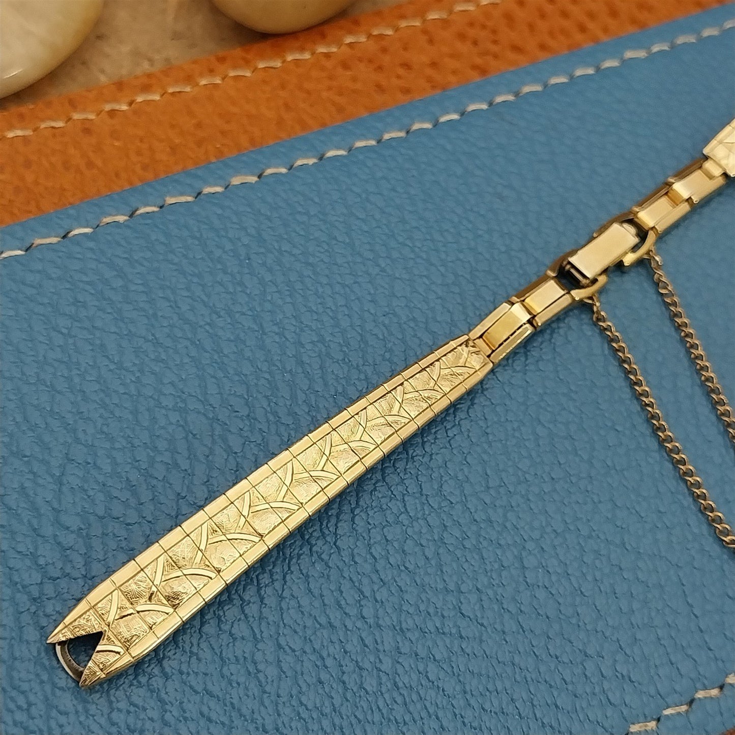 Ladies 10k Yellow Gold-Filled Speidel Capistrano 1960s Unused Vintage Watch Band