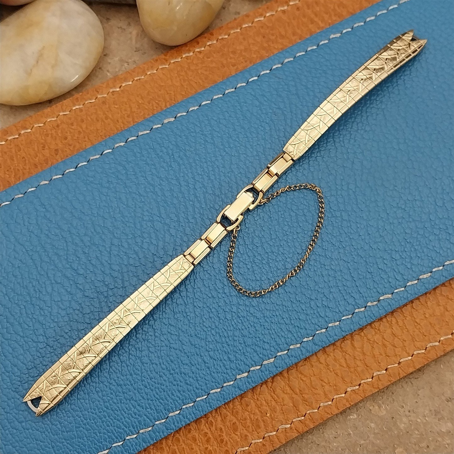 Ladies 10k Yellow Gold-Filled Speidel Capistrano 1960s Unused Vintage Watch Band