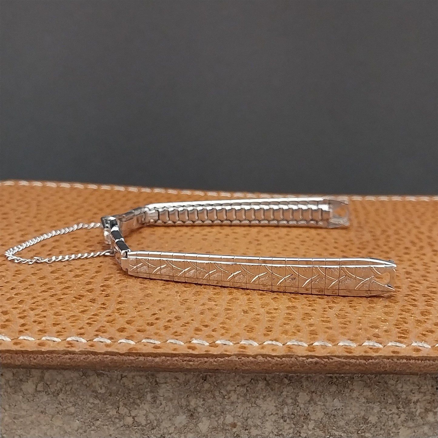 Ladies 10k White Gold-Filled Speidel Capistrano 1960s Unused Vintage Watch Band